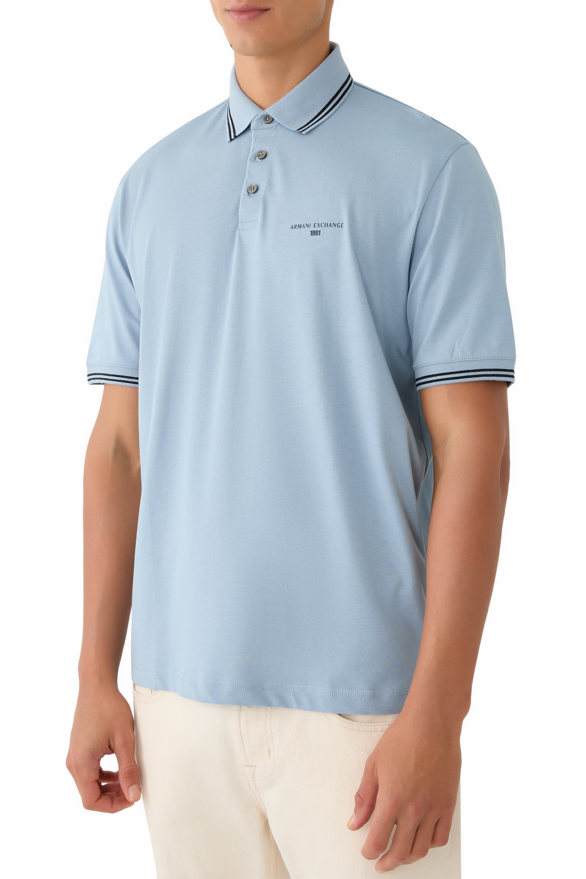 Logo Half-Button Polo Shirt