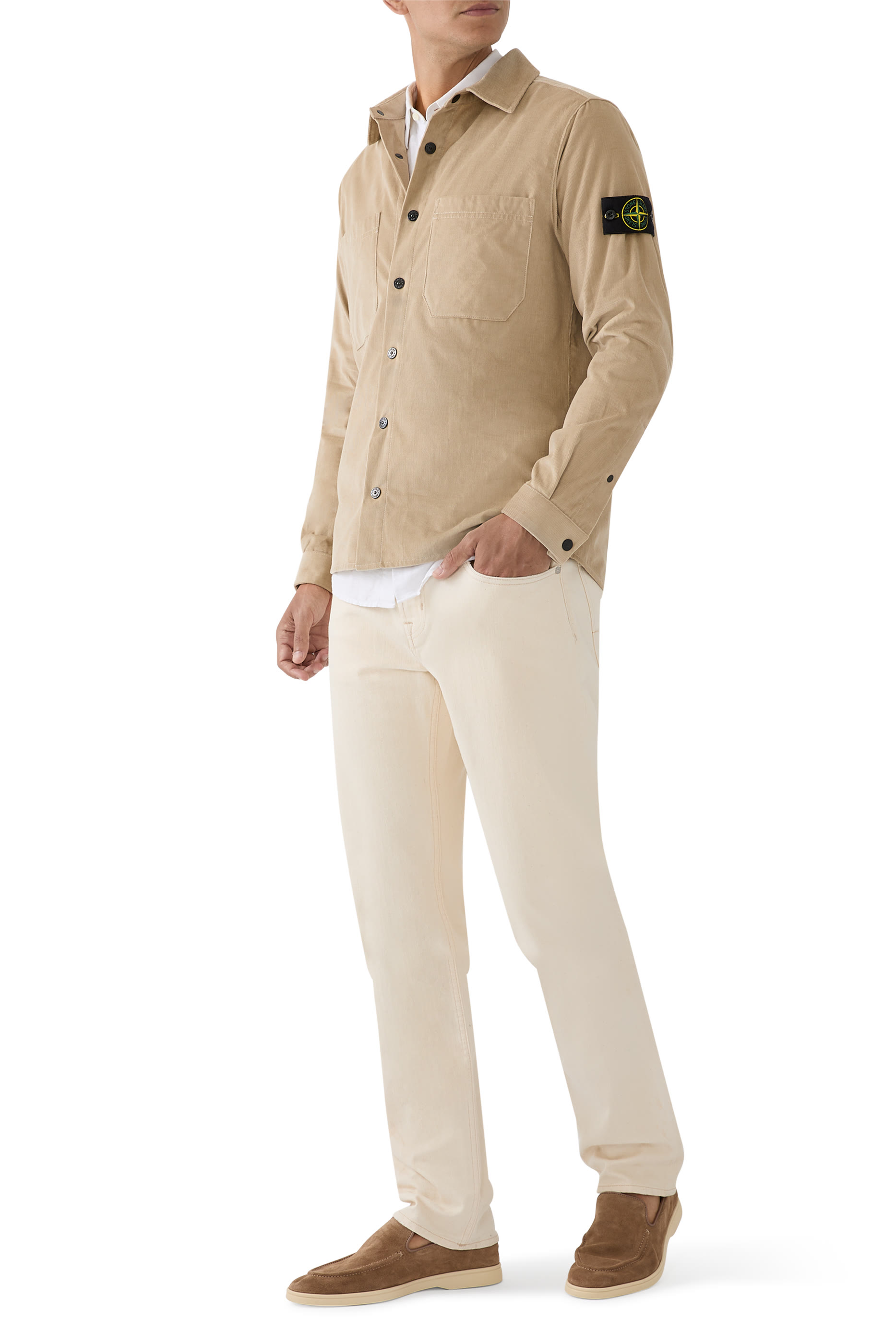 Micro-Corduroy Overshirt