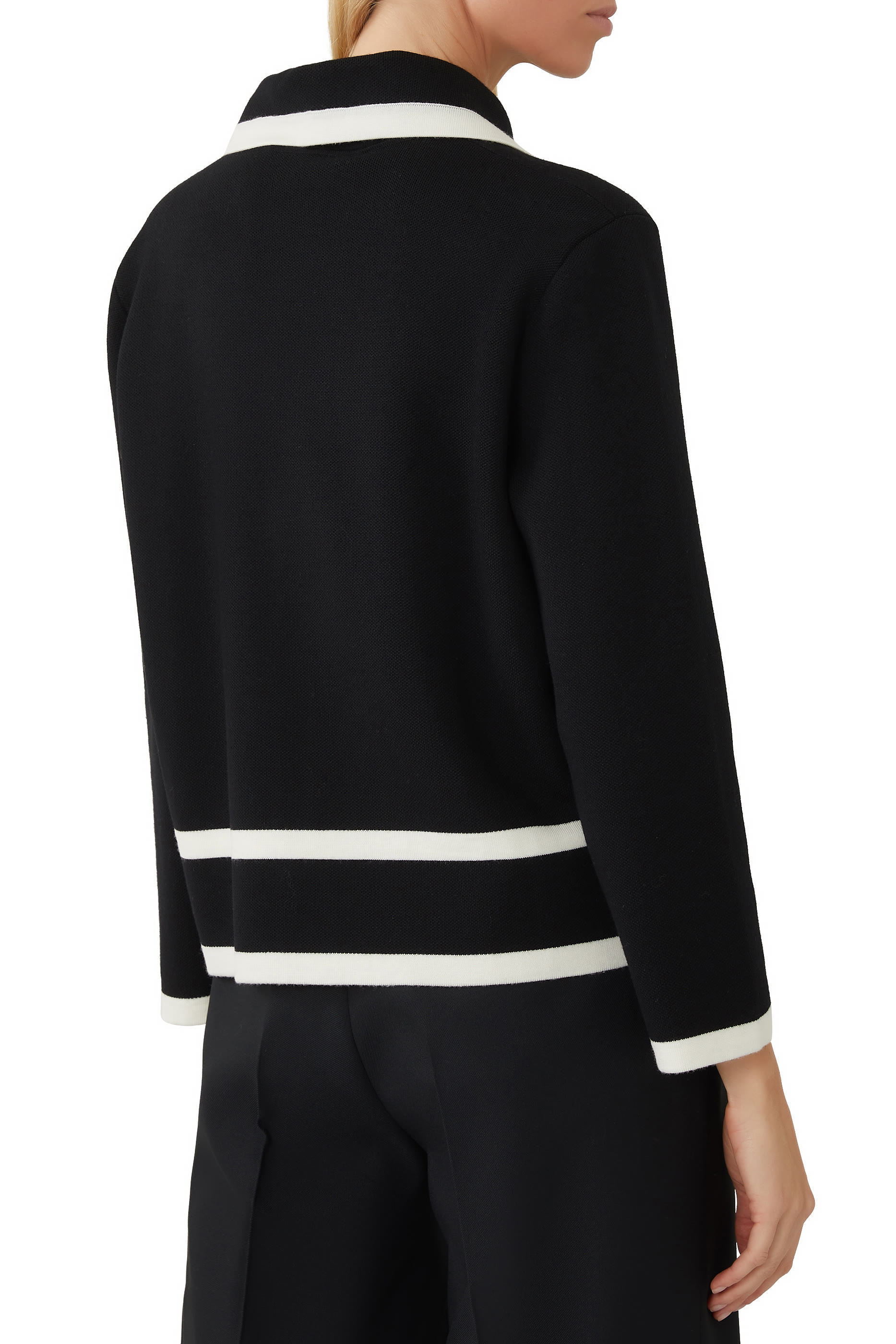 Wool GG Piquet Jacquard Polo Shirt