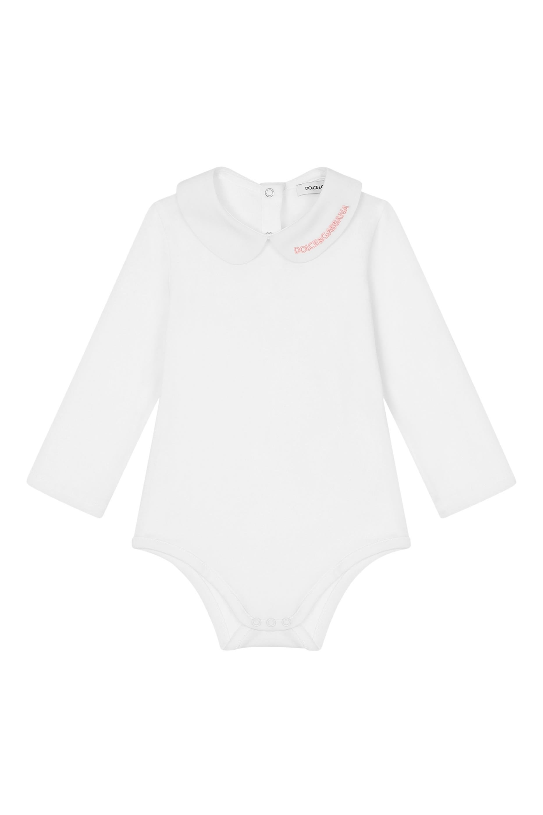Kids Embroidered Collar Bodysuit