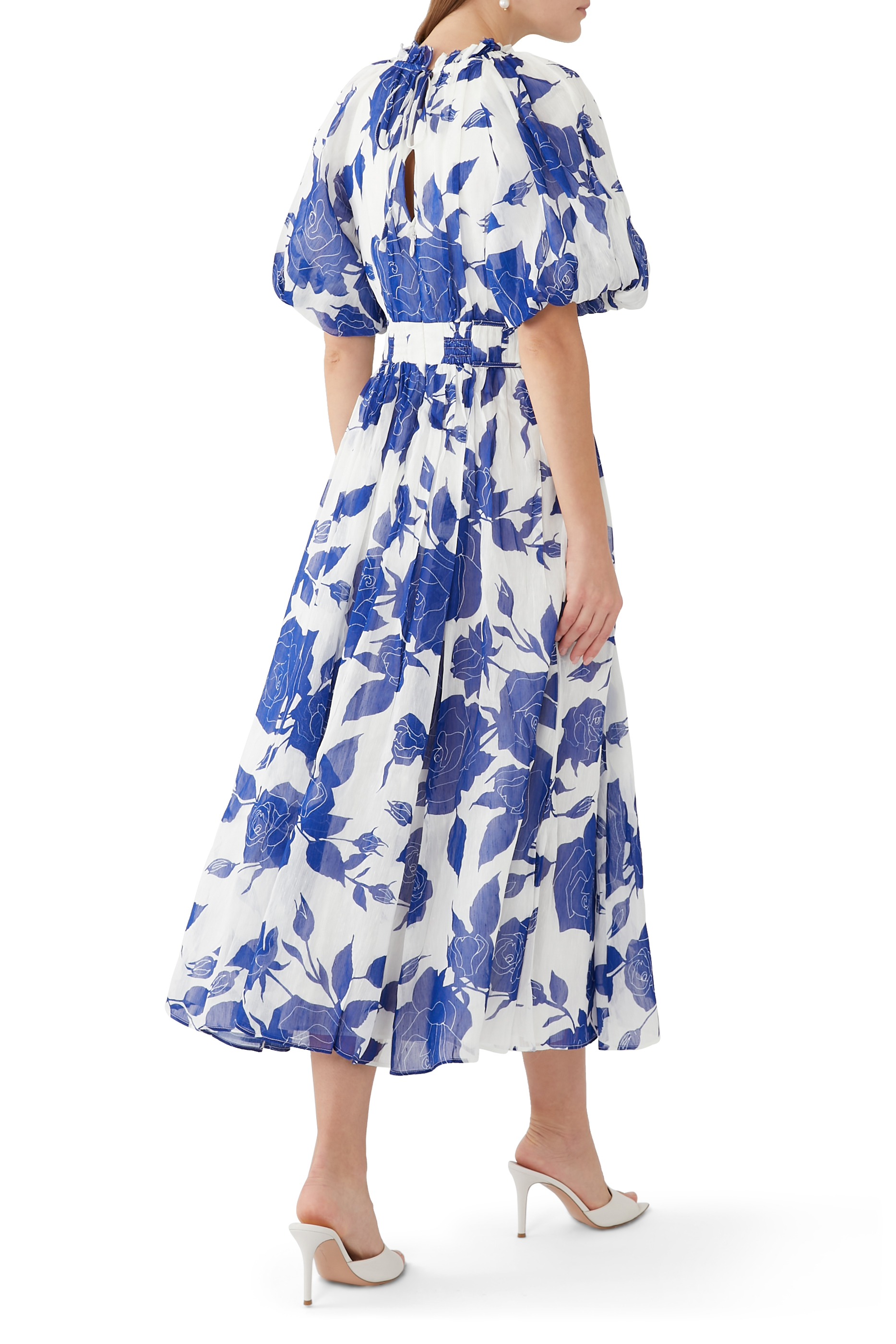 Elysium Blouson Midi Dress