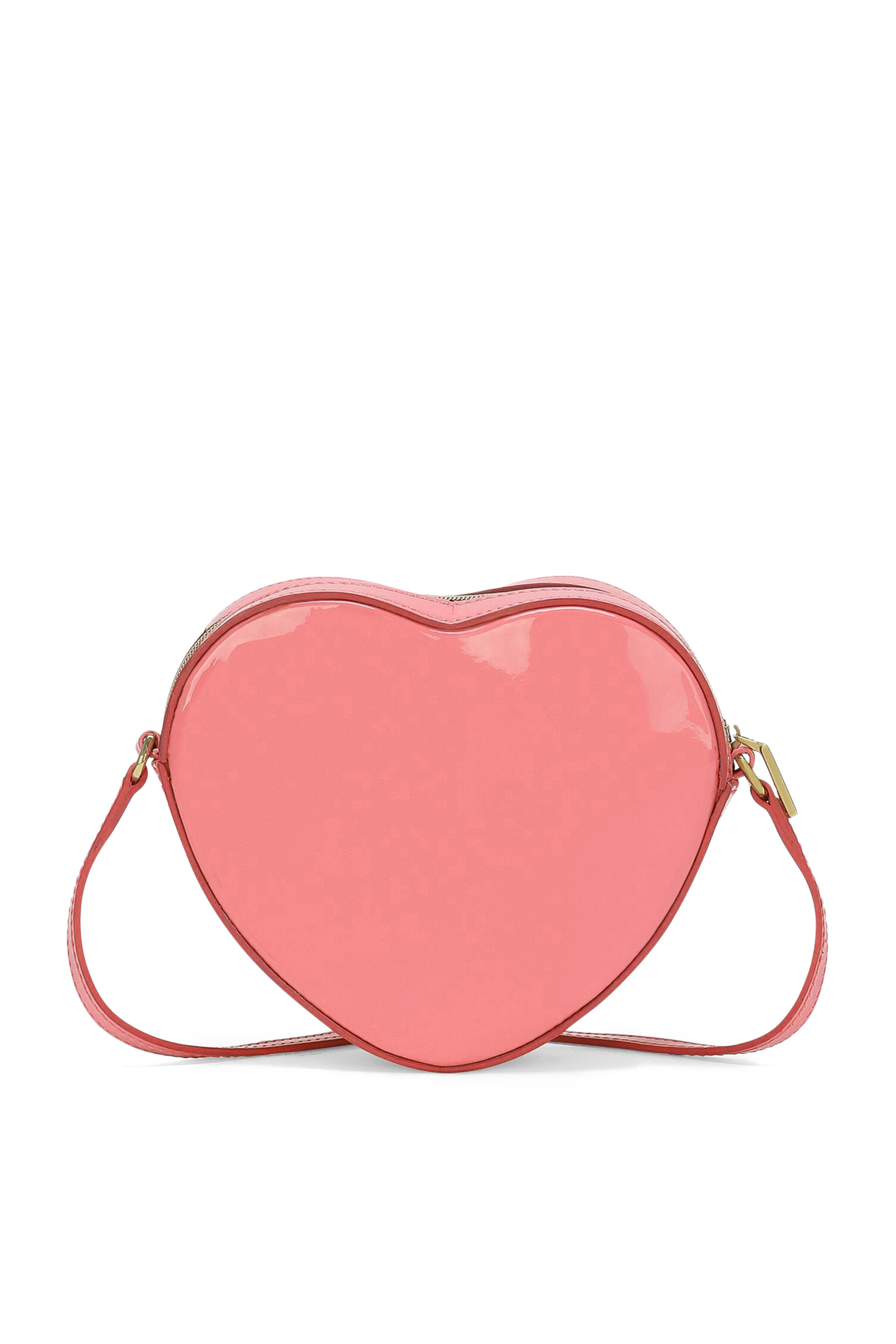 Kids Patent Leather Heart Bag