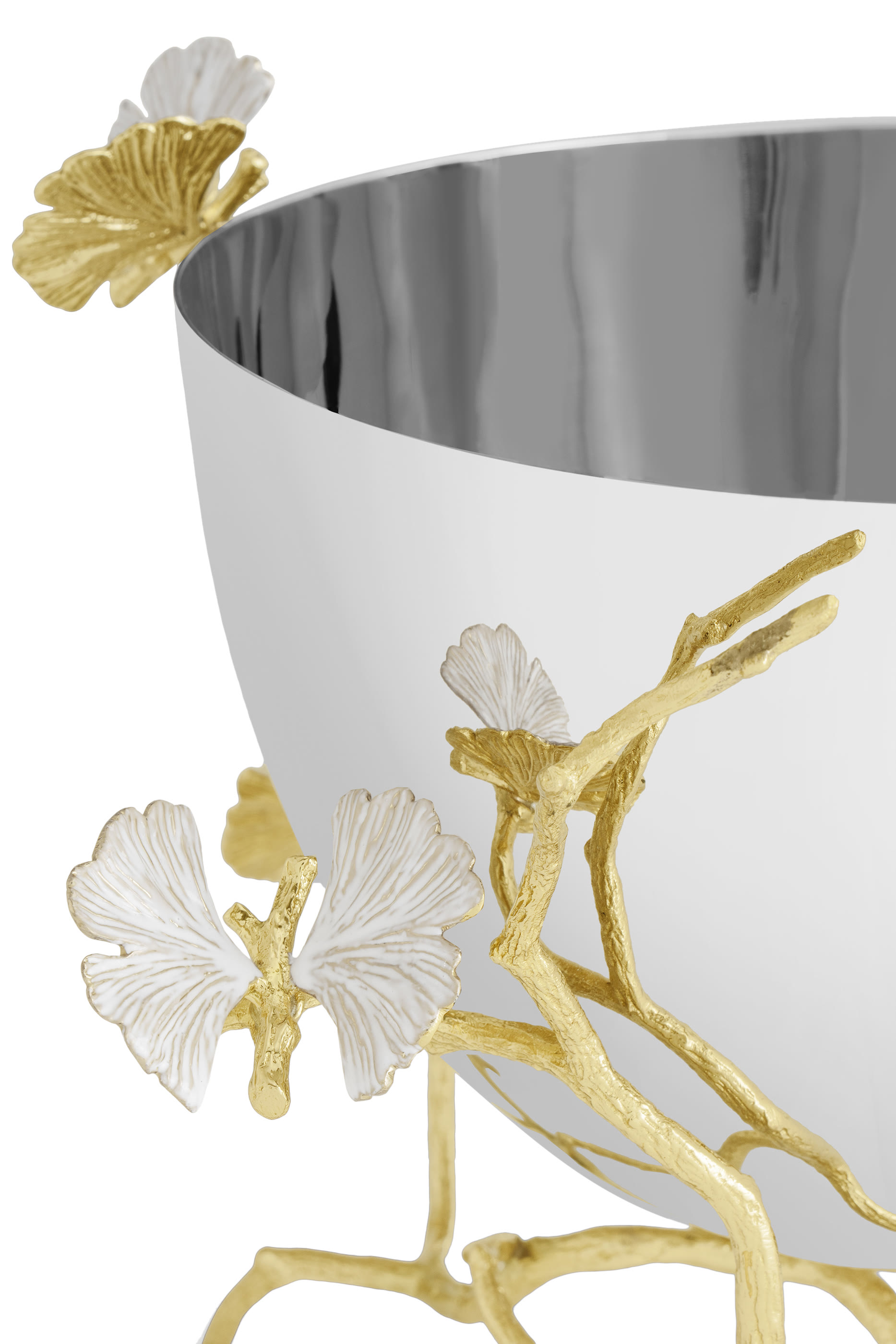 Butterfly Ginkgo Gold Bowl