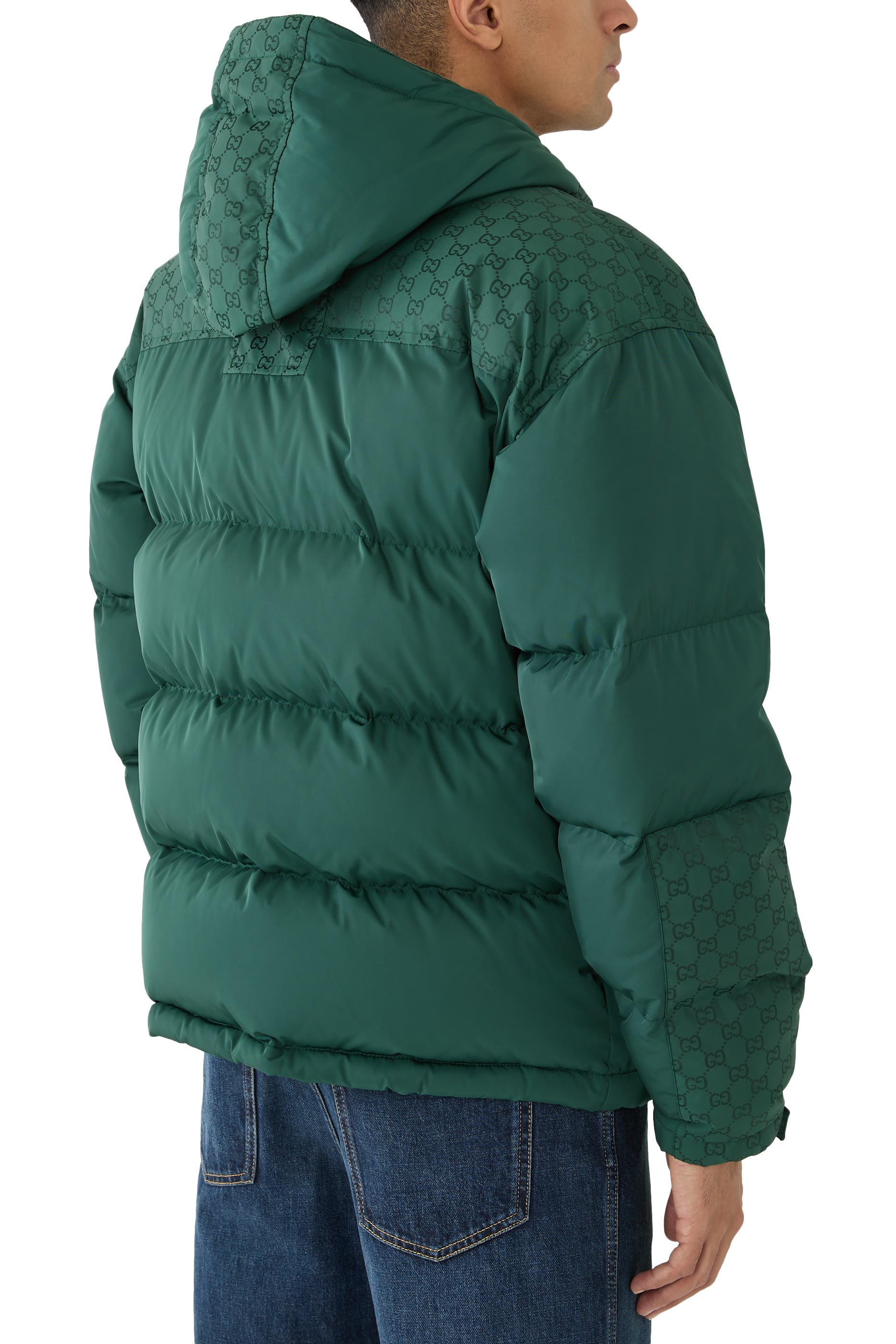 Technical Nylon Twill Padded Jacket 