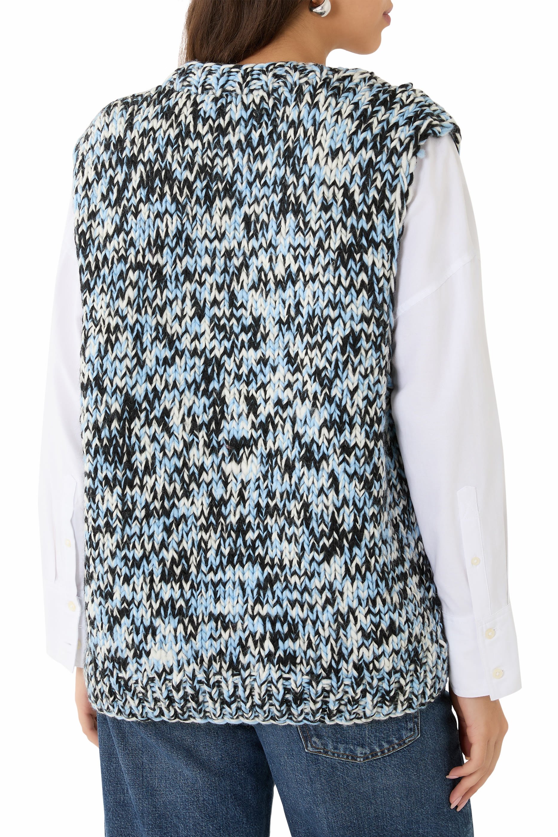  Heavy Wool Handknit Vest 