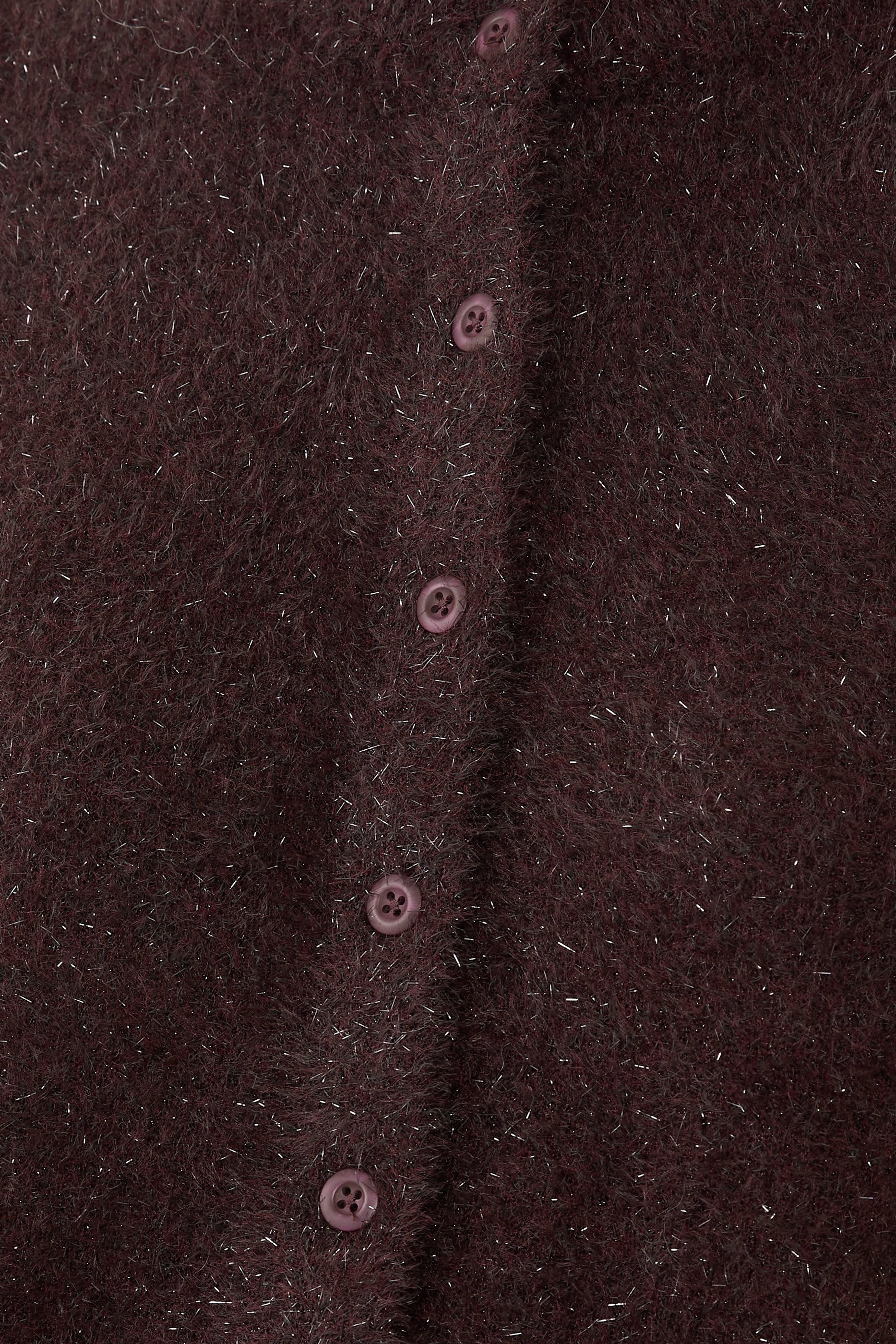 Tinsel Eyelash Pocket Cardigan