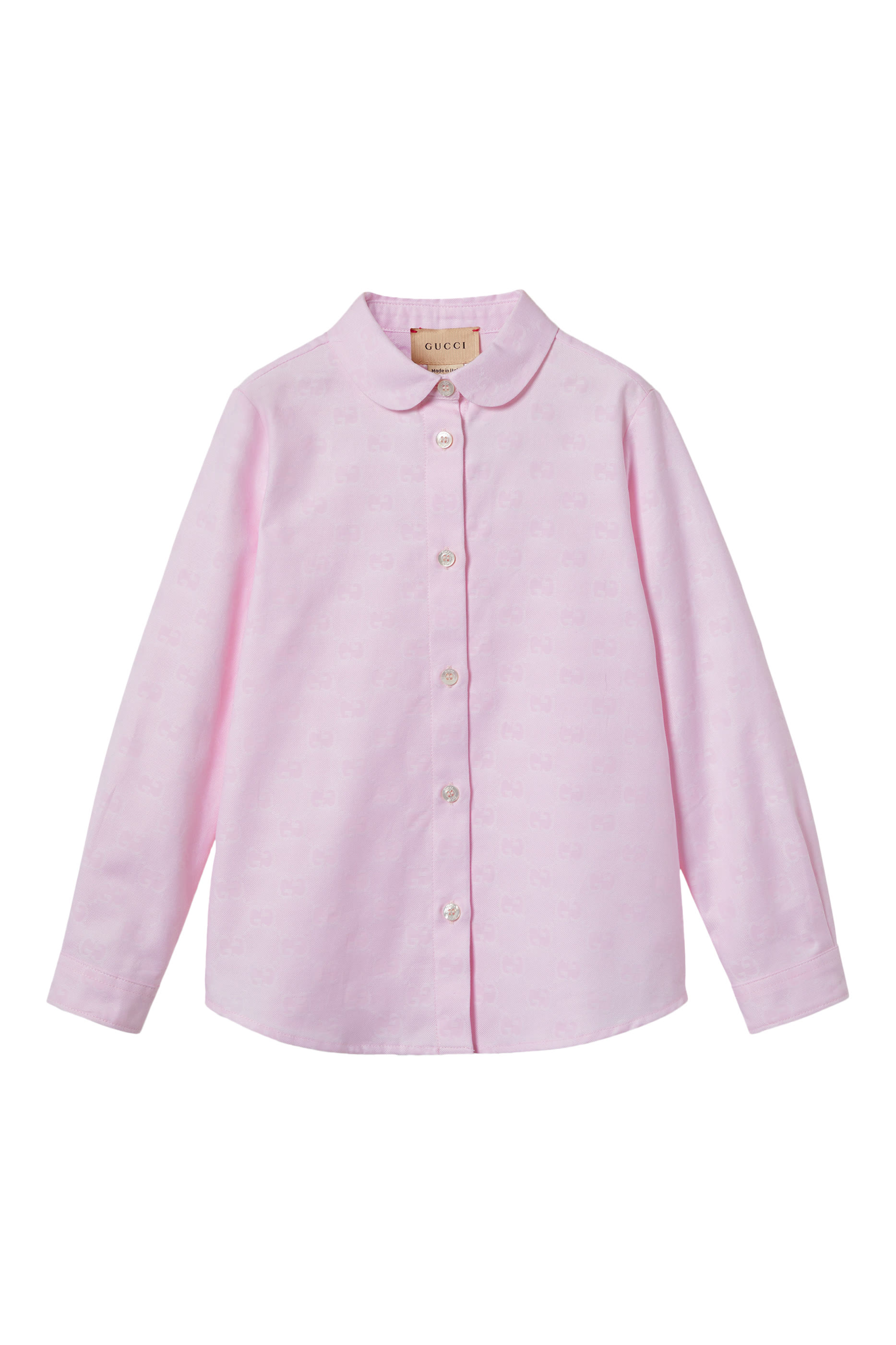 Kids GG Oxford Cotton Shirt