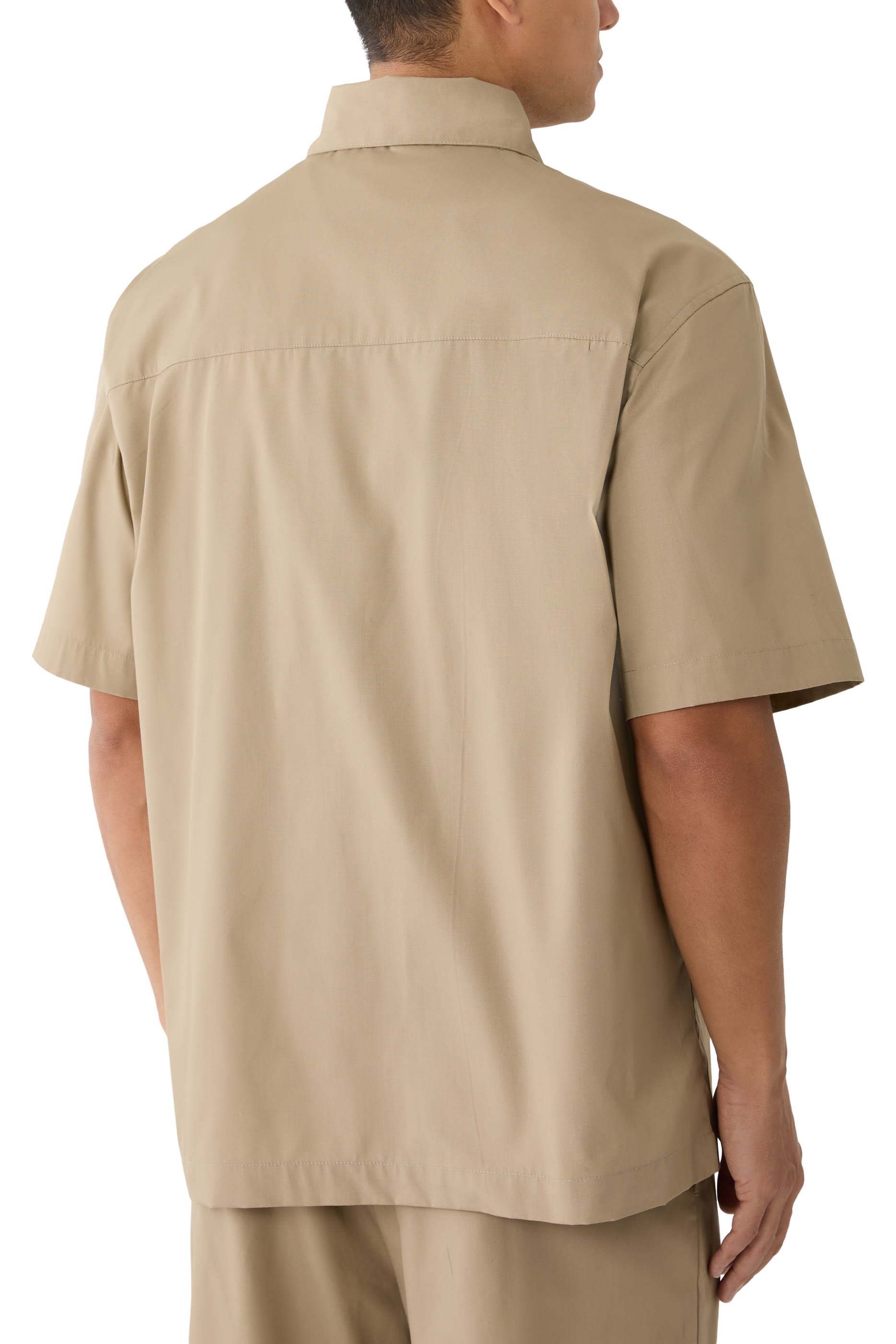 Short Sleeve Postal Zip Shirt