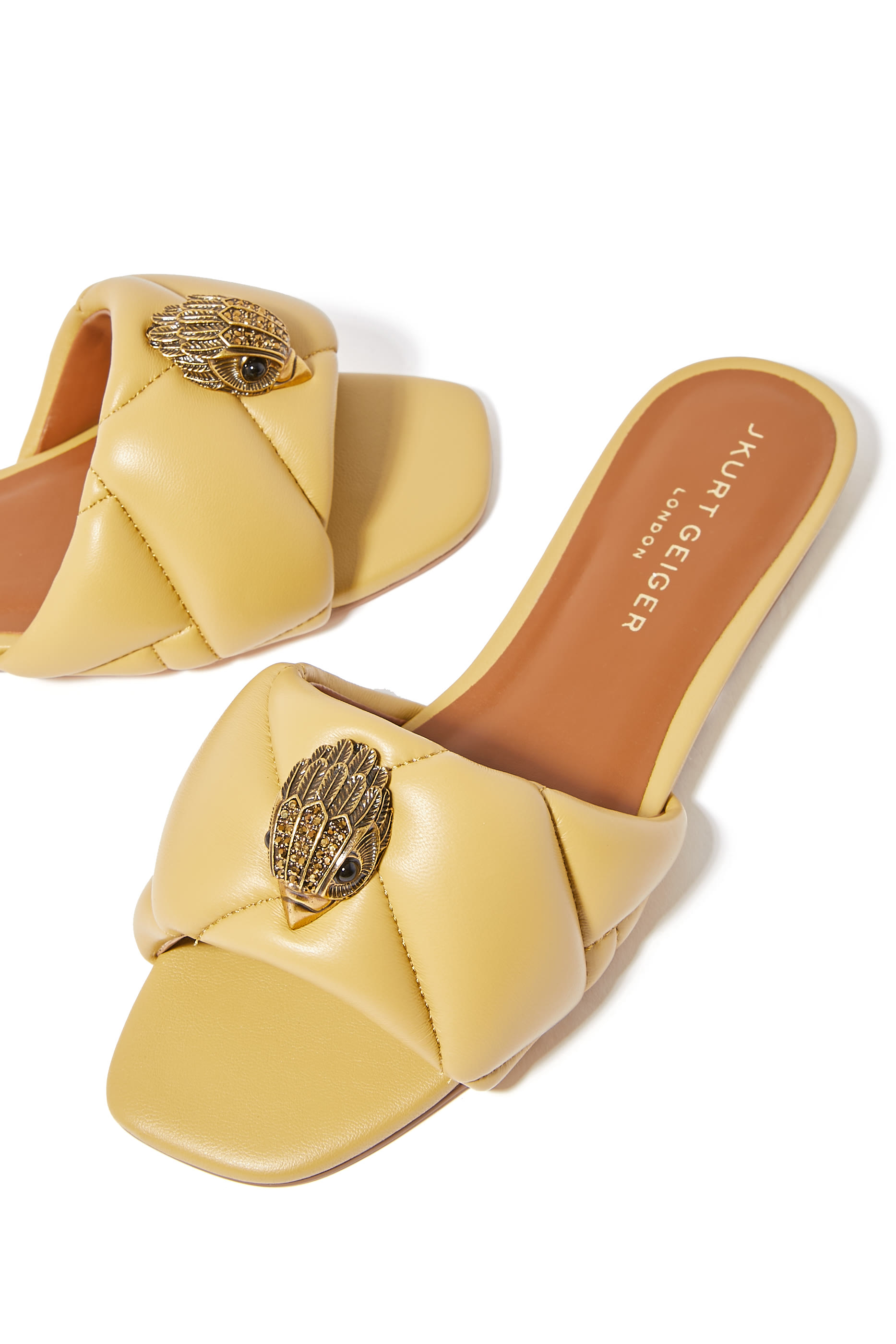 Kensington Puff Leather Sandals