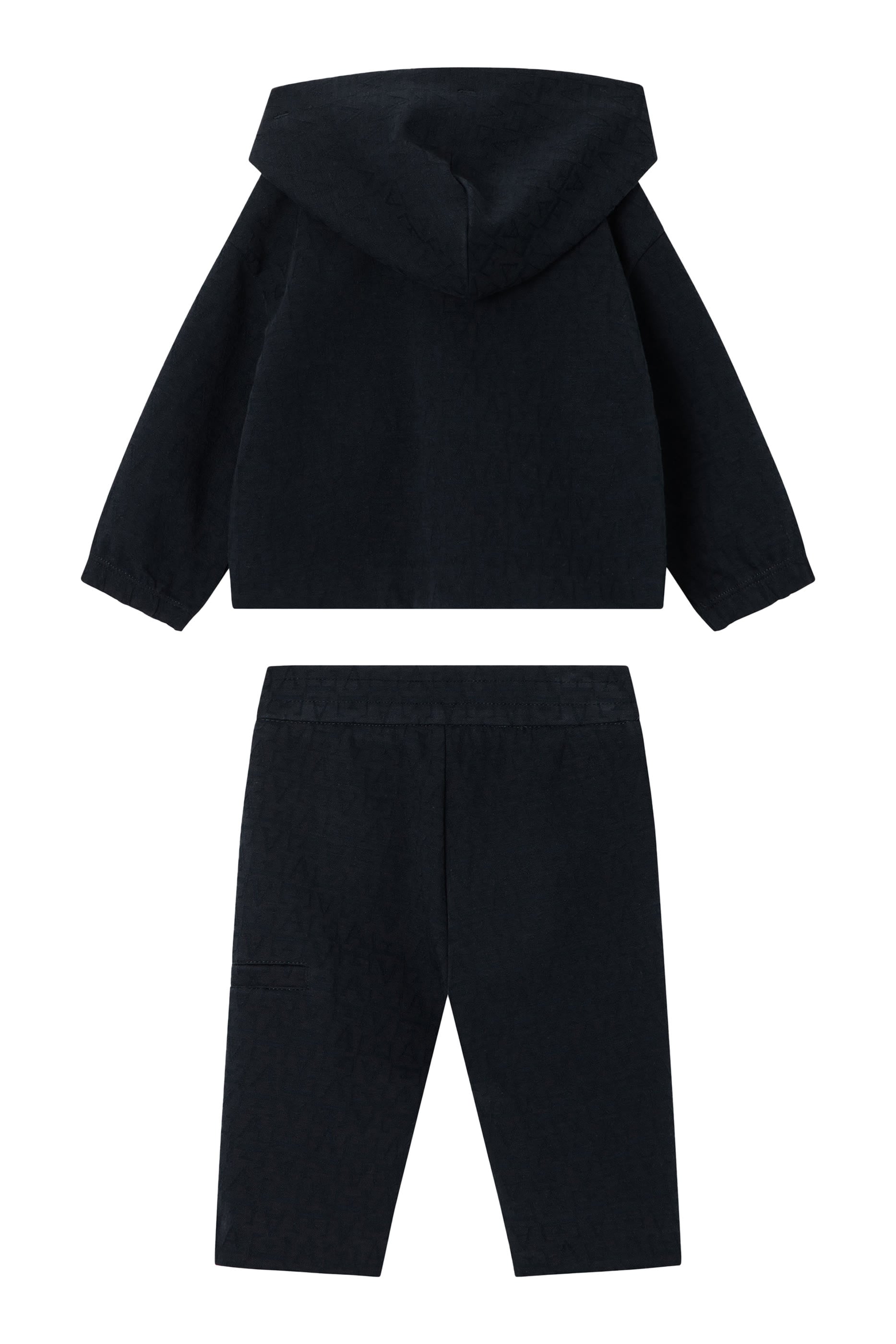 Kids Hooded Monogram Tracksuit 