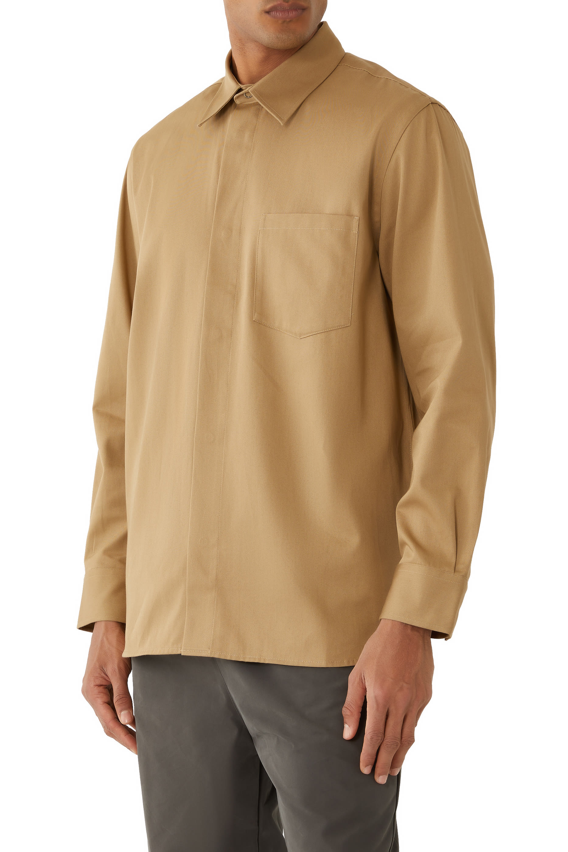 Cotton Twill Overshirt