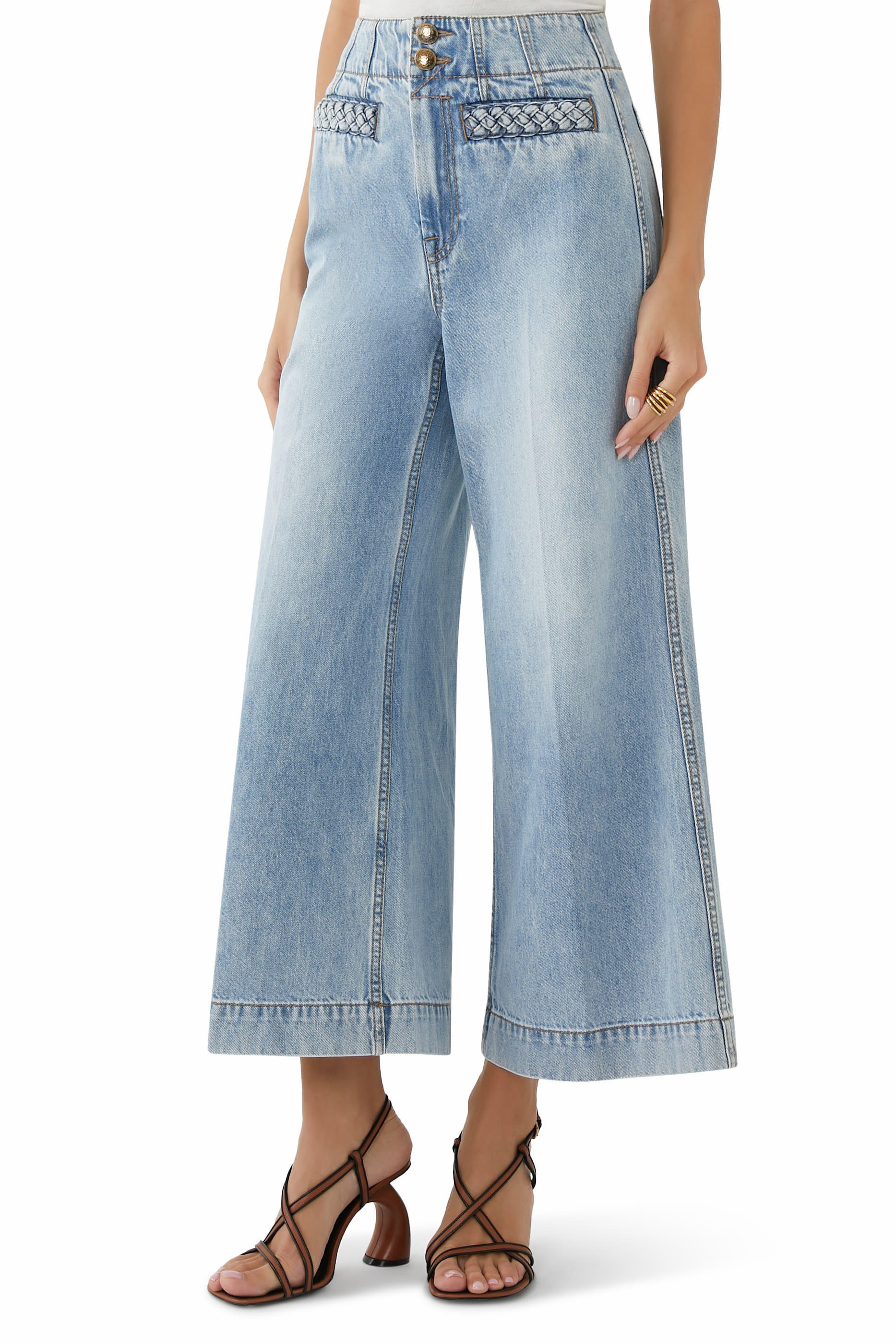 Lucky Cropped Flare Jeans