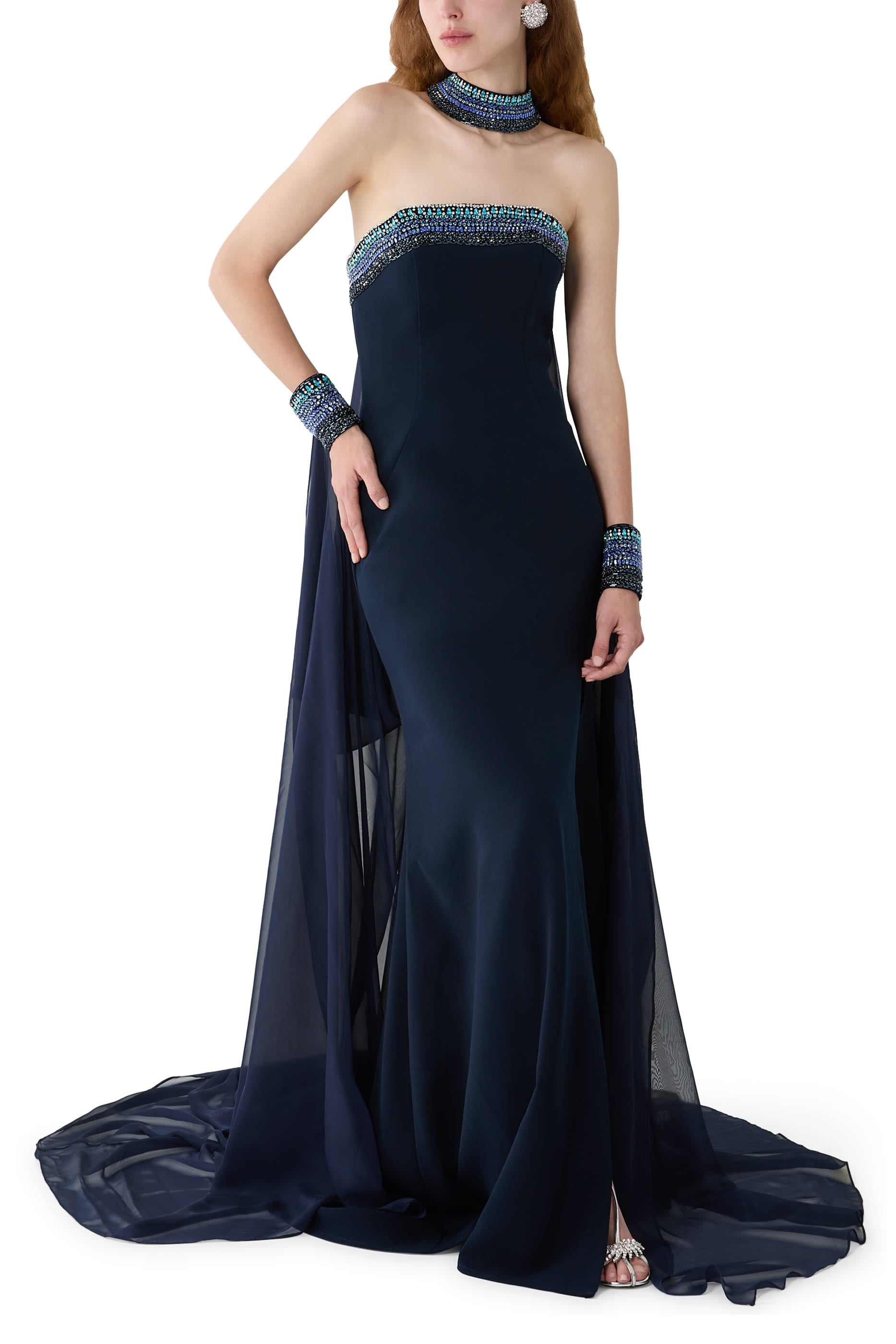 Strapless Evening Gown