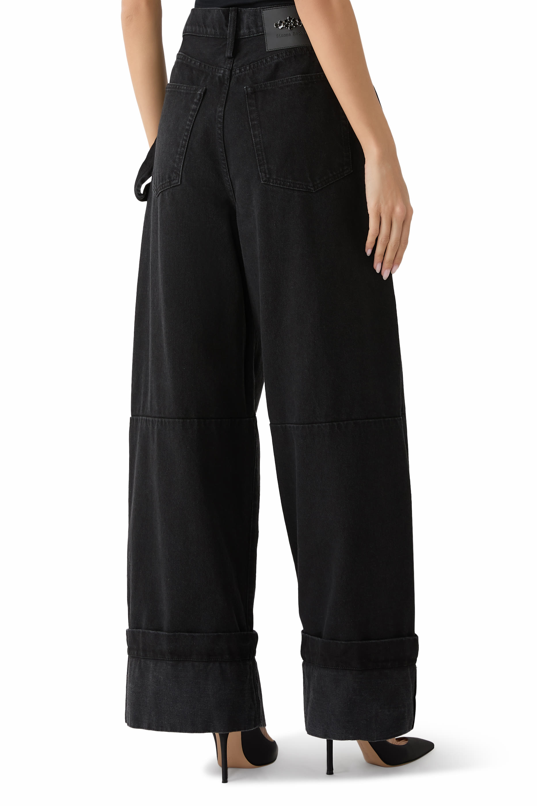 Wide Leg Puddle Jeans