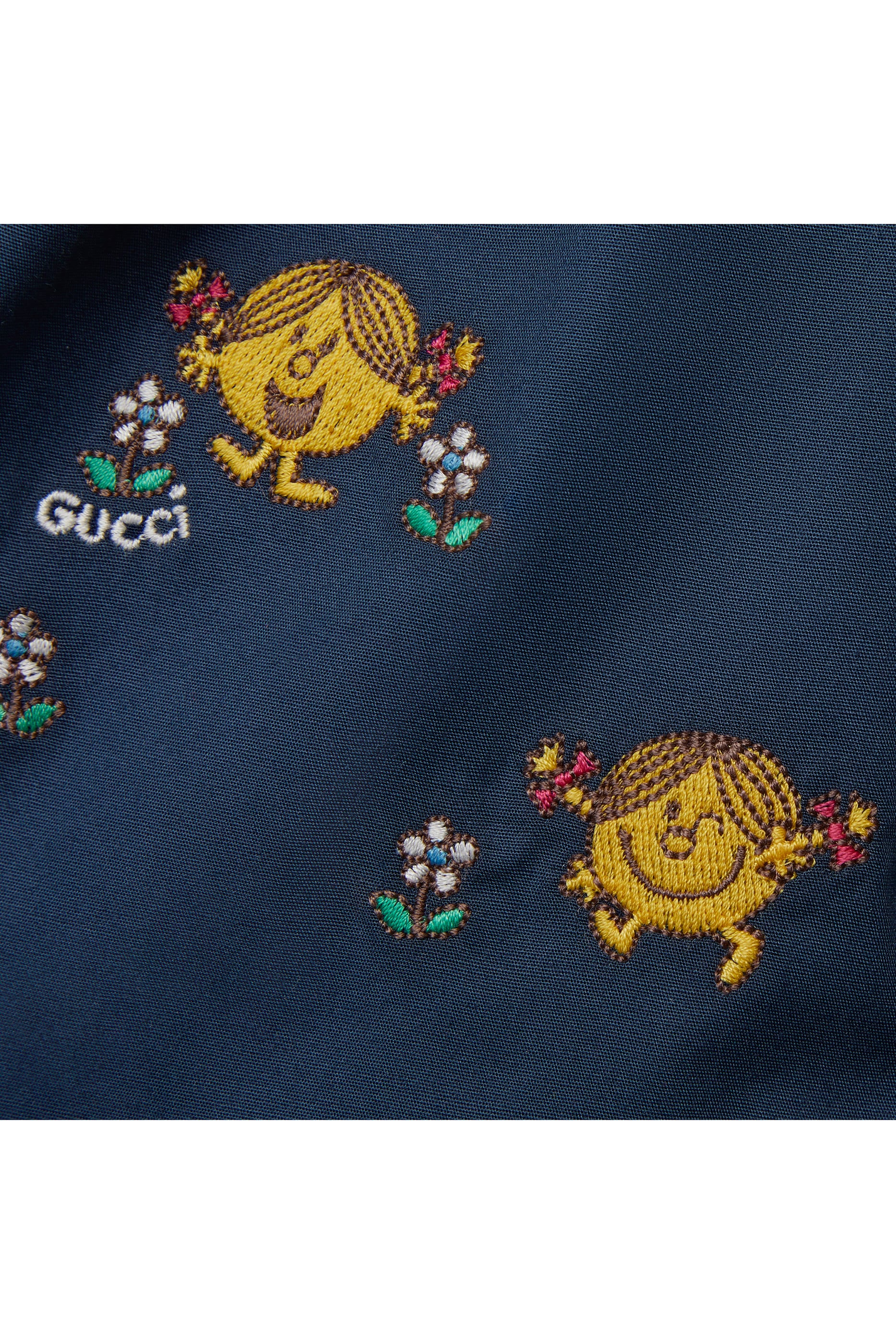 Kids Characters Embroidery Dress