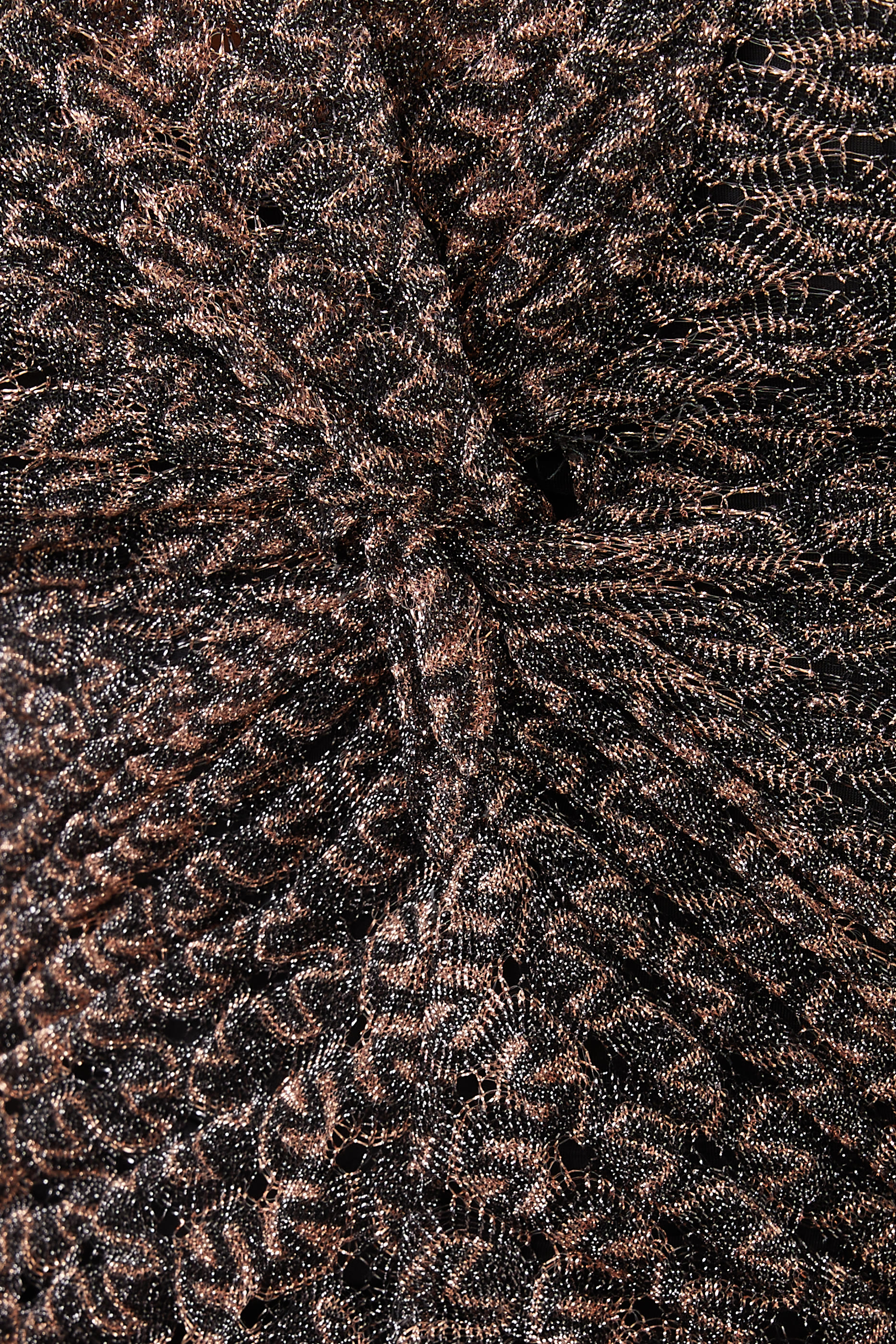 Lace Raschel Lame' Maxi Dress