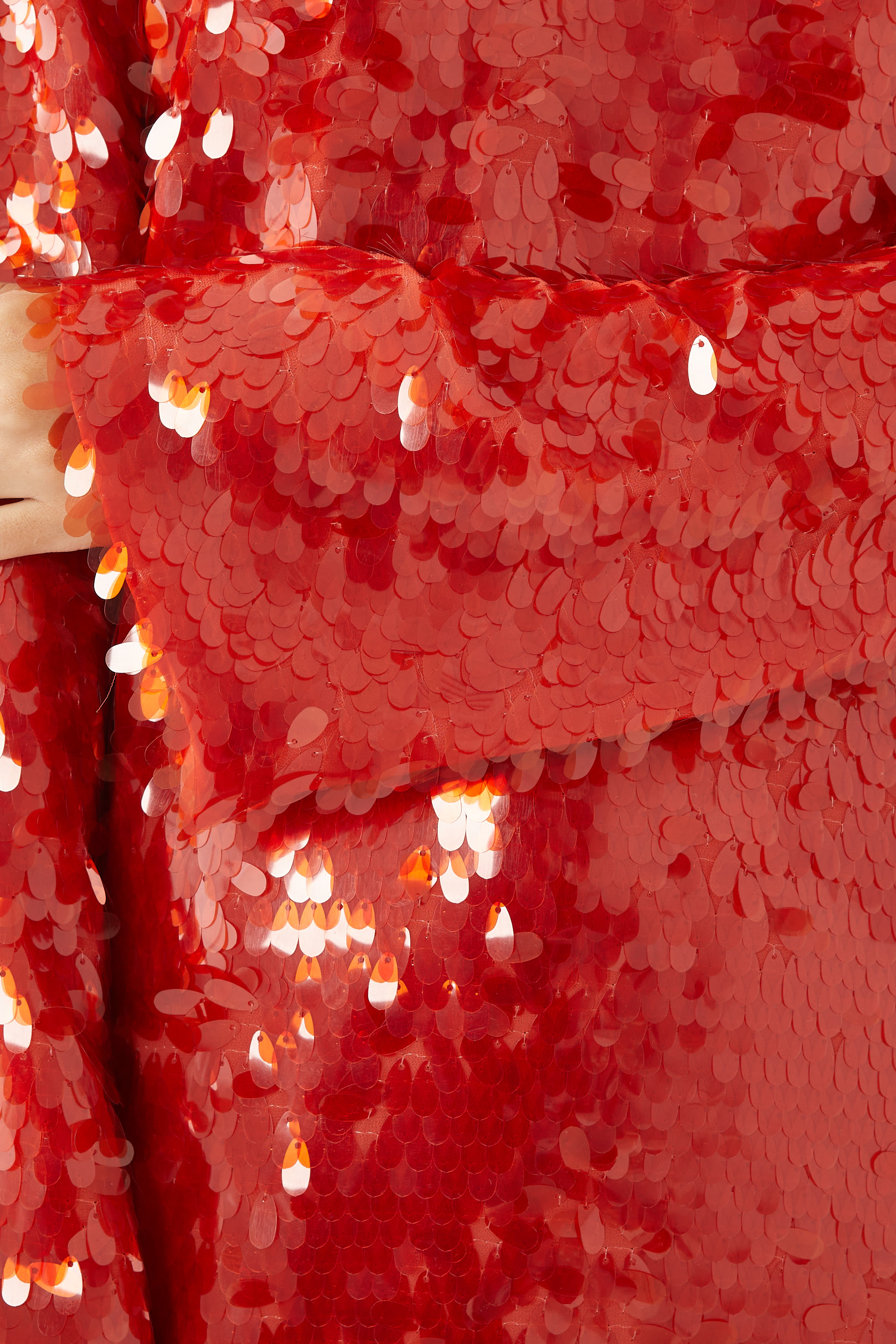 Geanie Long Sleeve Sequin Gown