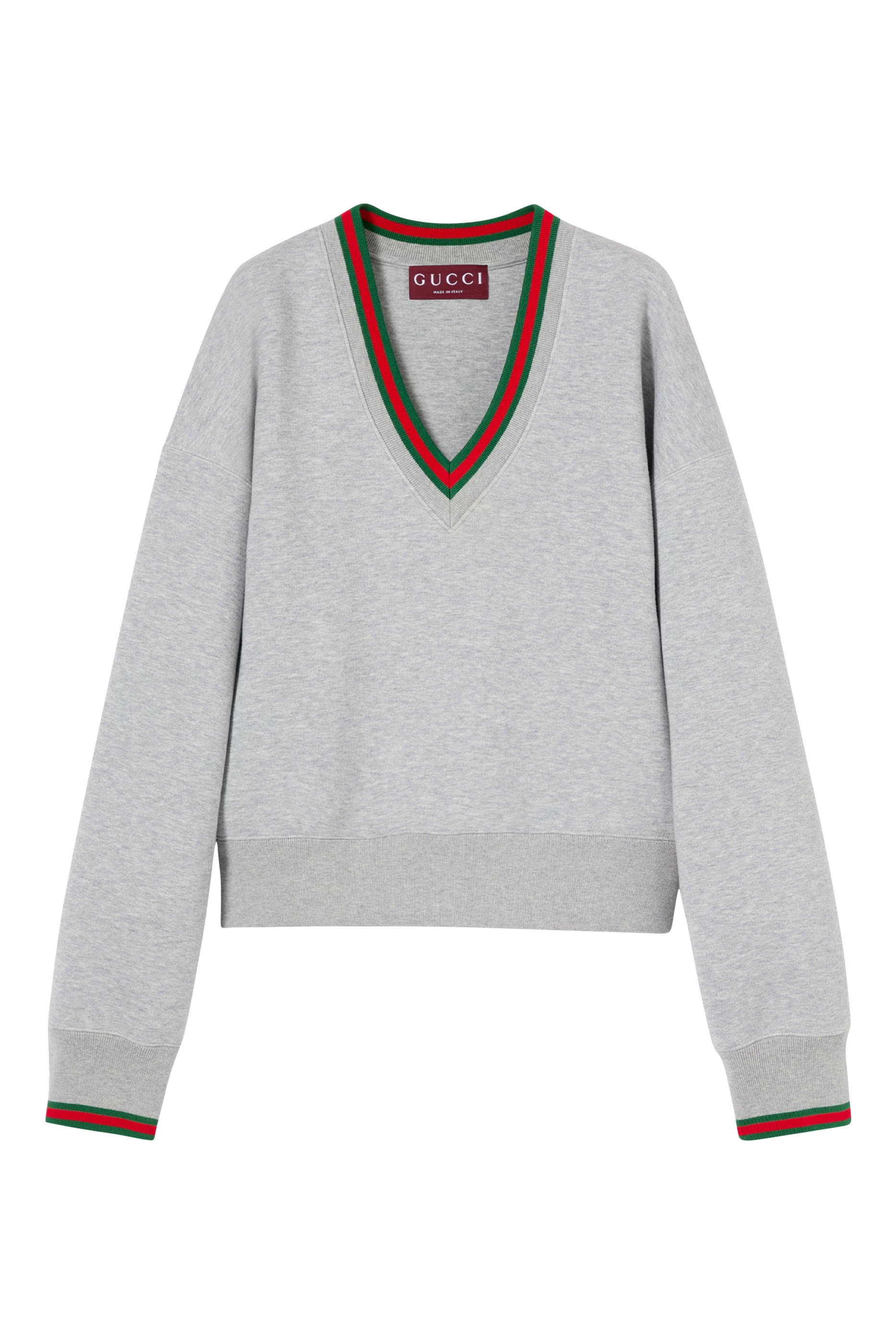 Cotton Jersey Sweatshirt with Web