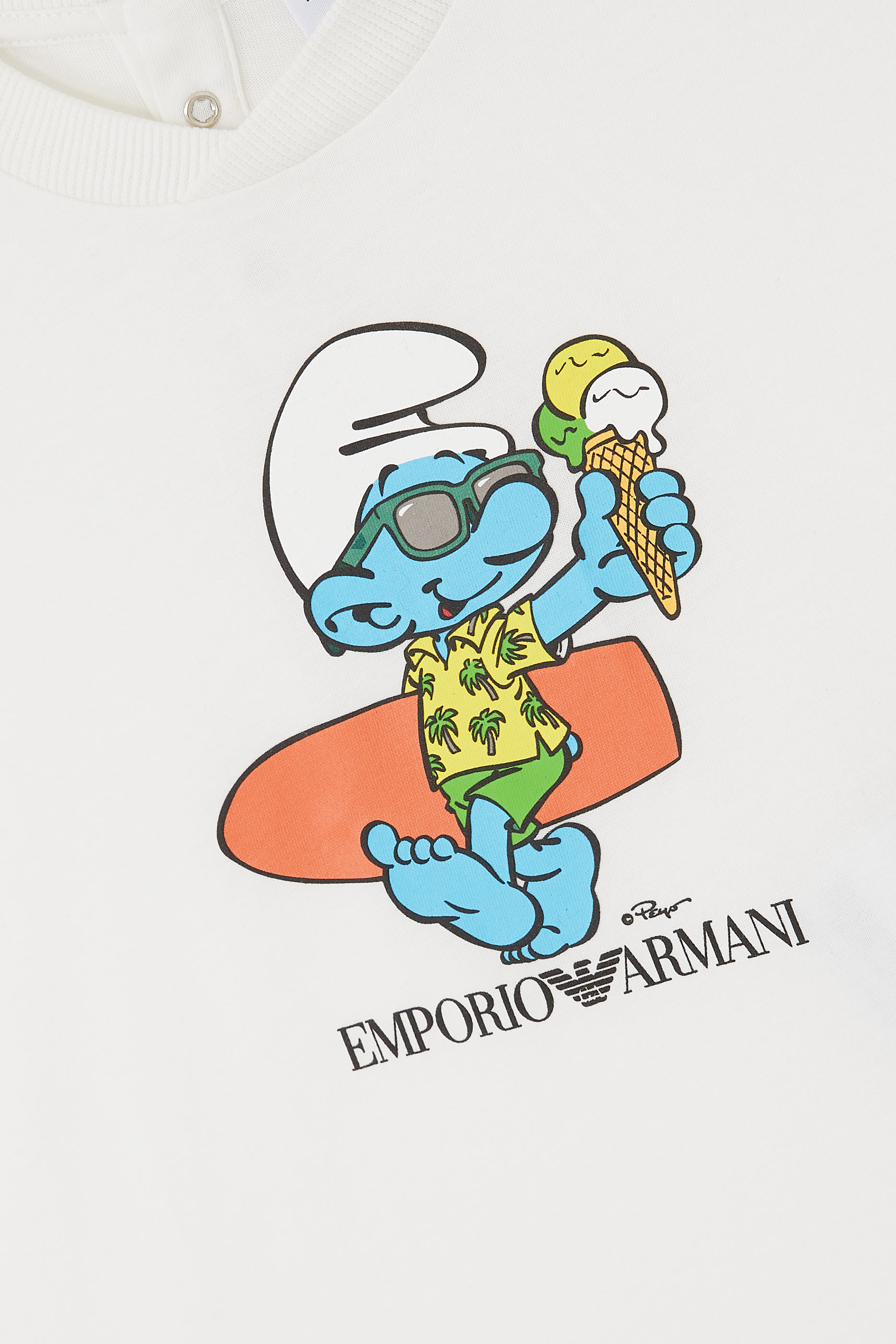 Kids Smurfs Print T-Shirt