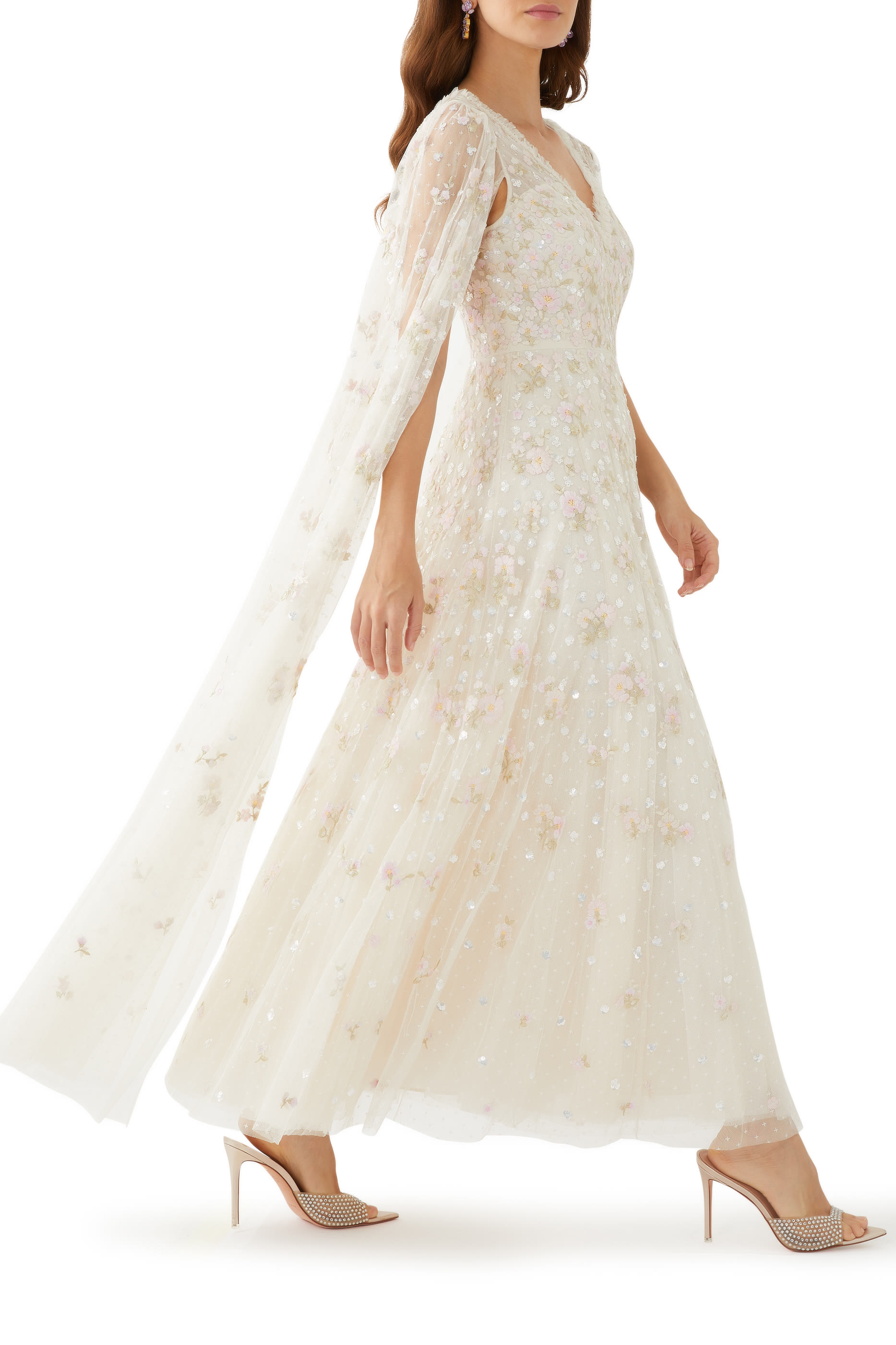 Dahlia Ditsy Ankle Gown