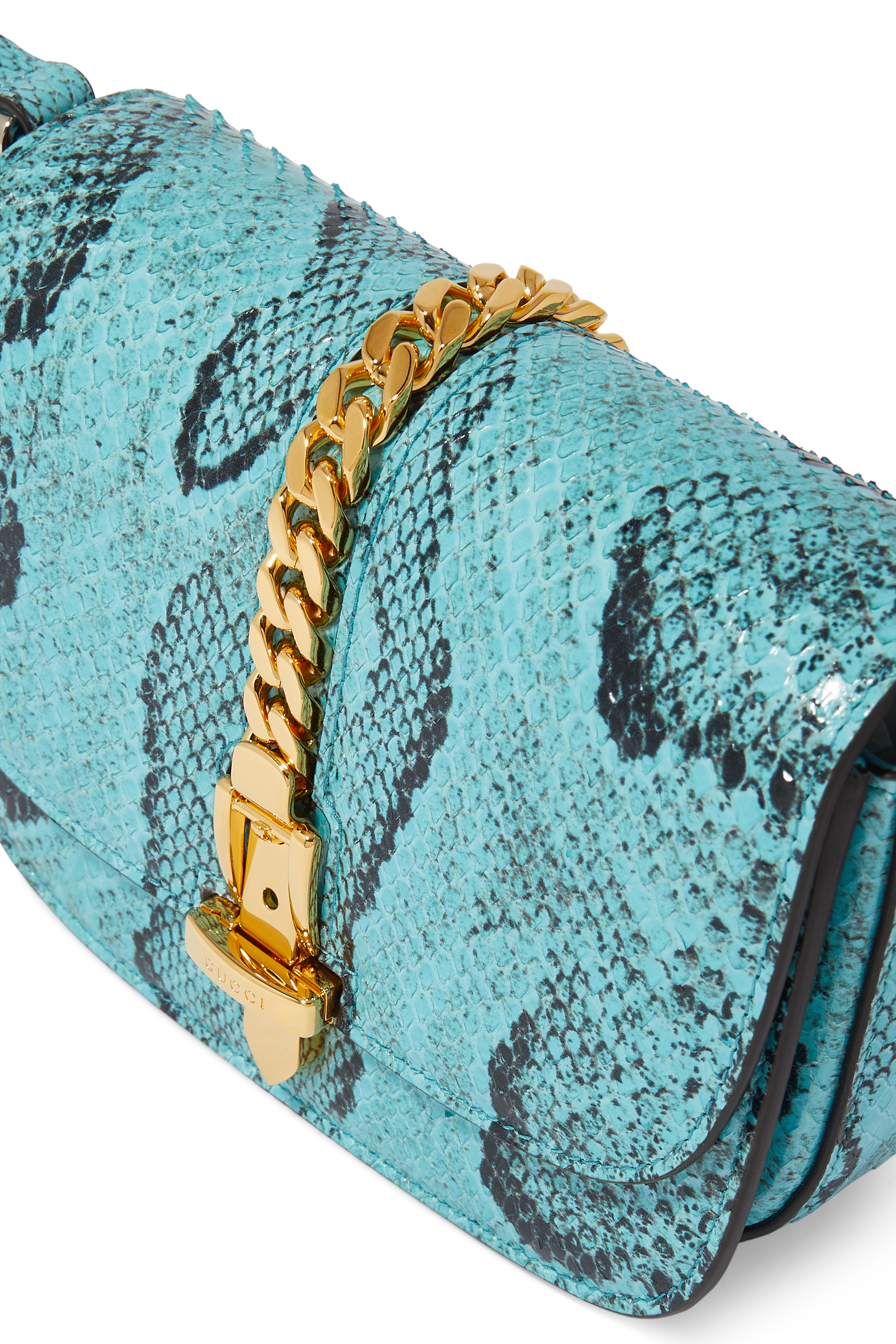 Sylvie 1969 Python Mini Shoulder Bag