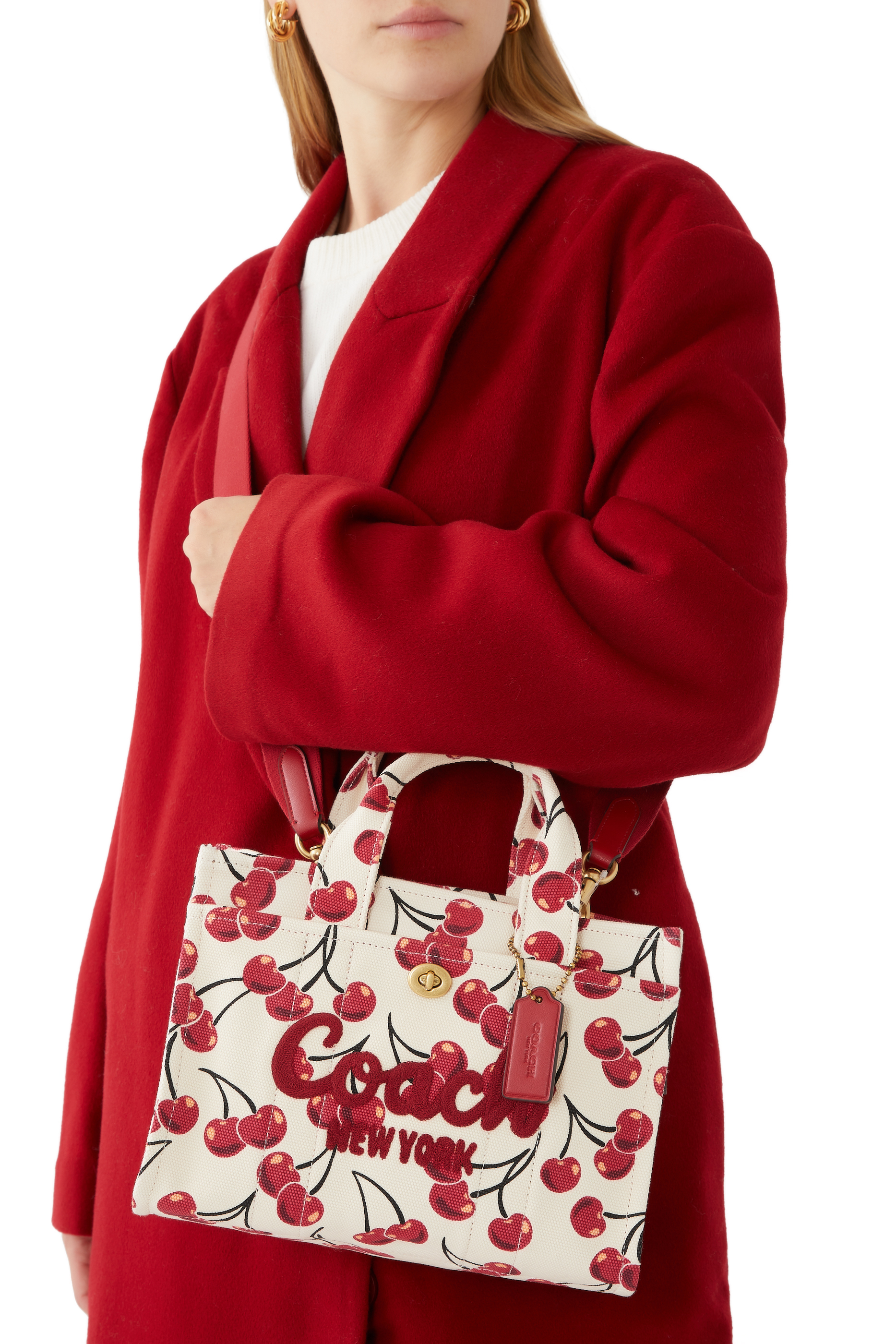  Cherry Printed Cargo 26 Tote Bag