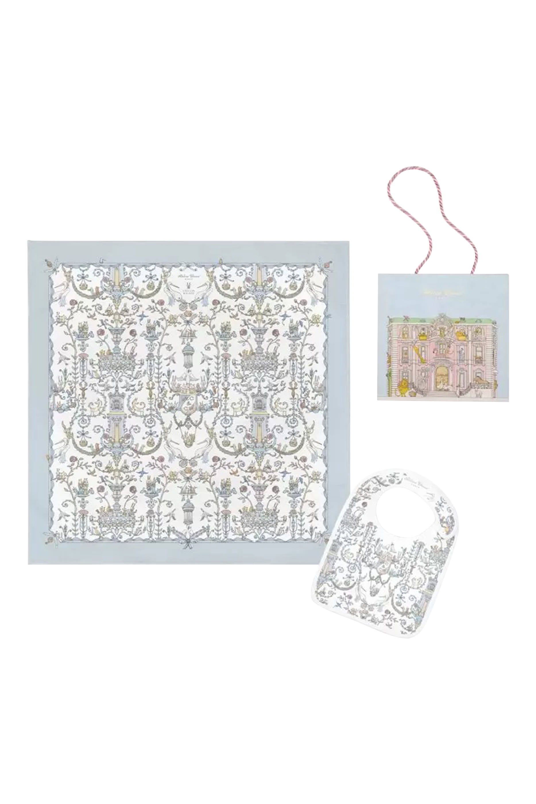 Kids Carr&eacute; and Satin Bib Set