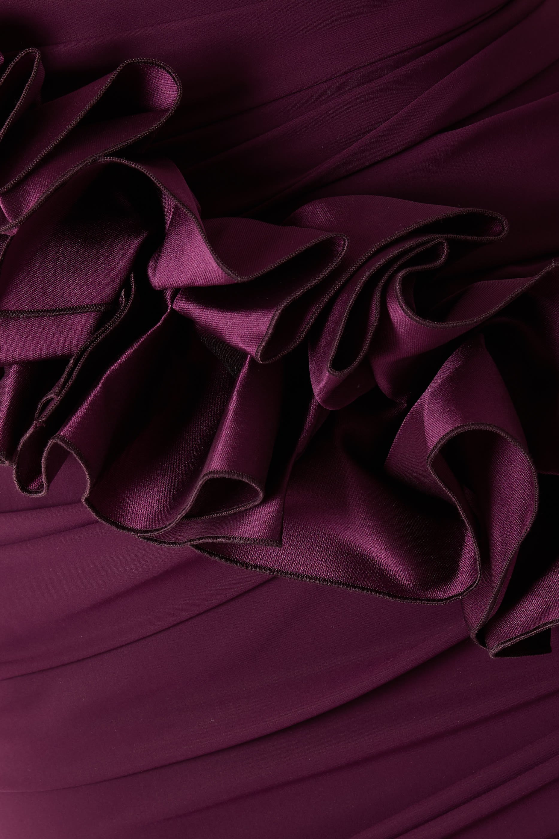 Strapless Mini Dress with Ruffles 