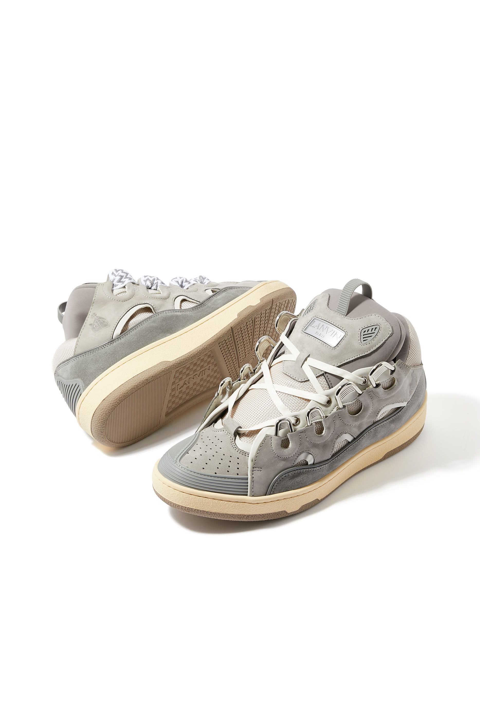 Curb Leather Low-Top Sneakers