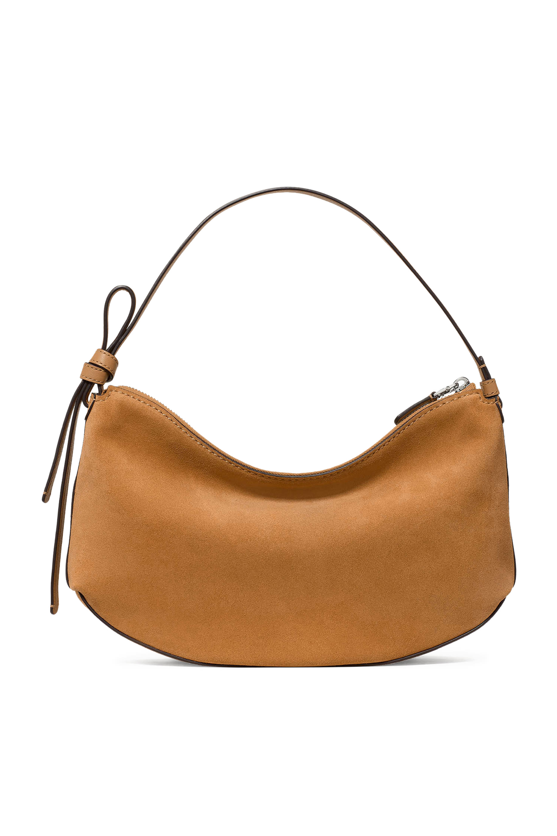 Loop Suede Shoulder Bag