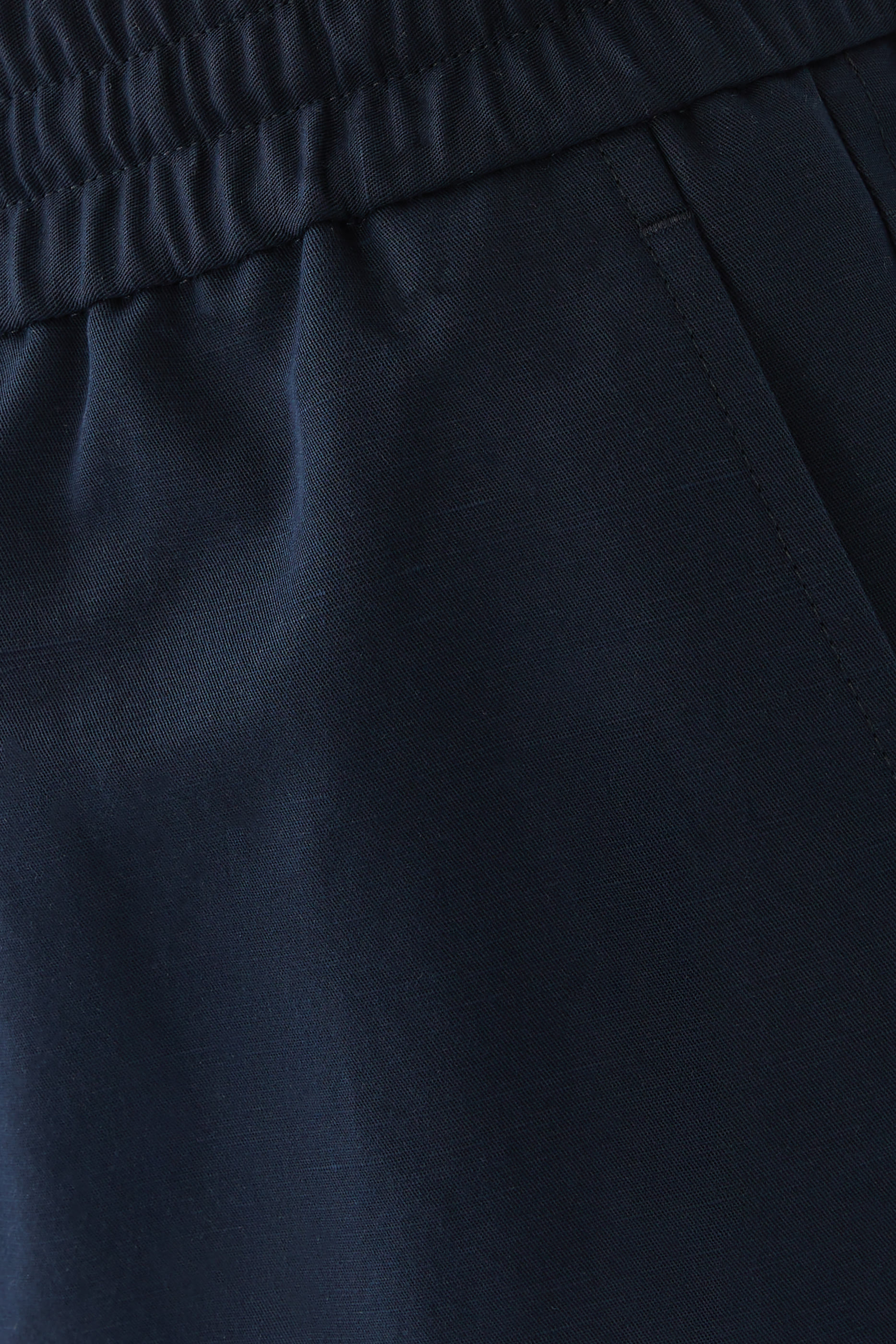 Cotton & Linen Gabardine Shorts 