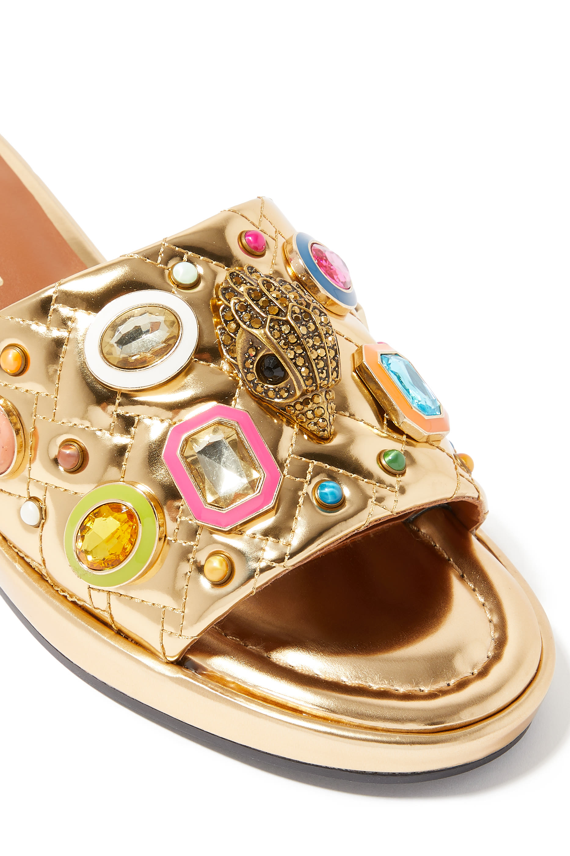 Multi Gem 50 Flatform Sandals