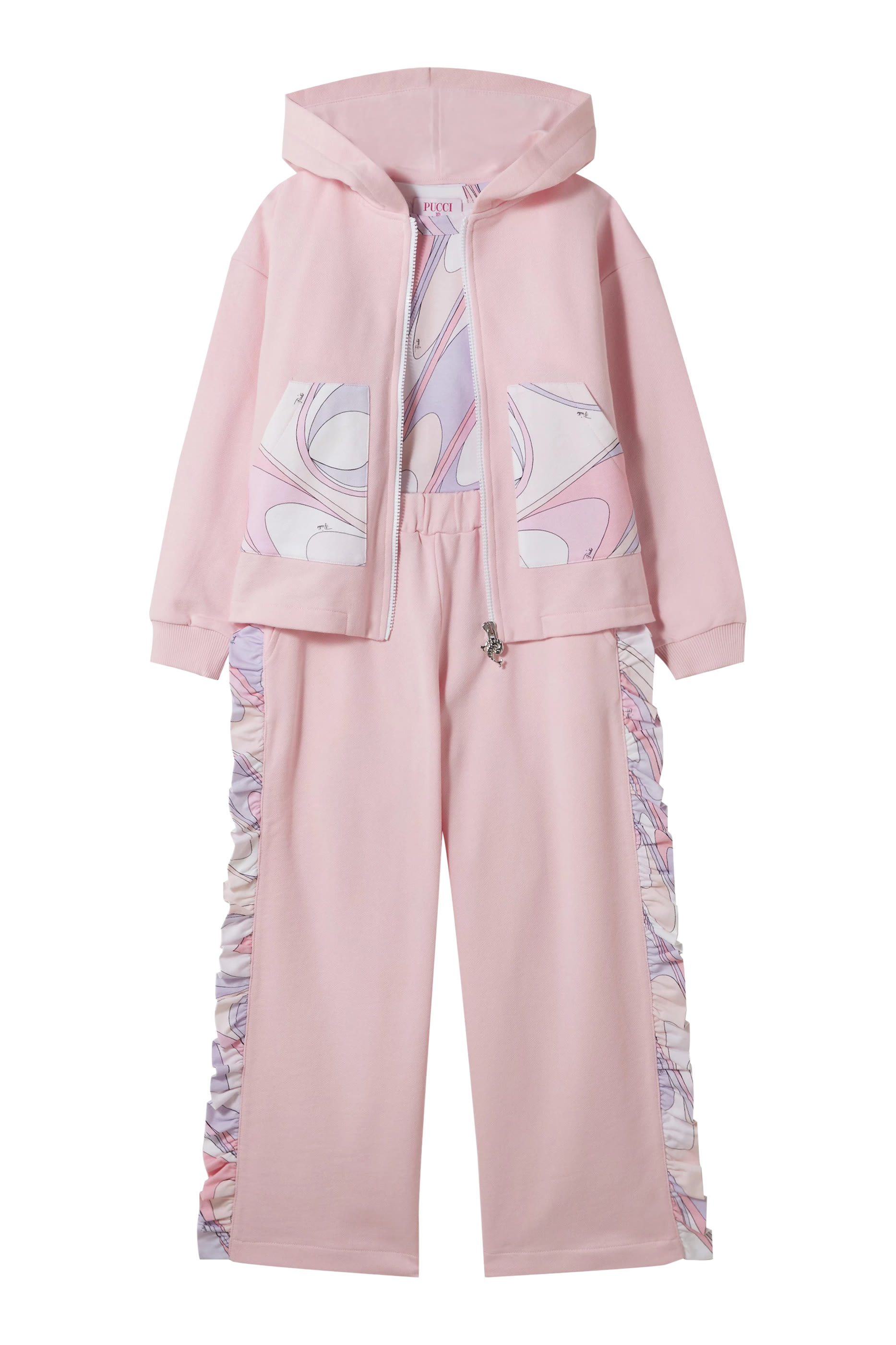 Kids Marmo Print Fleece Sweatshirt