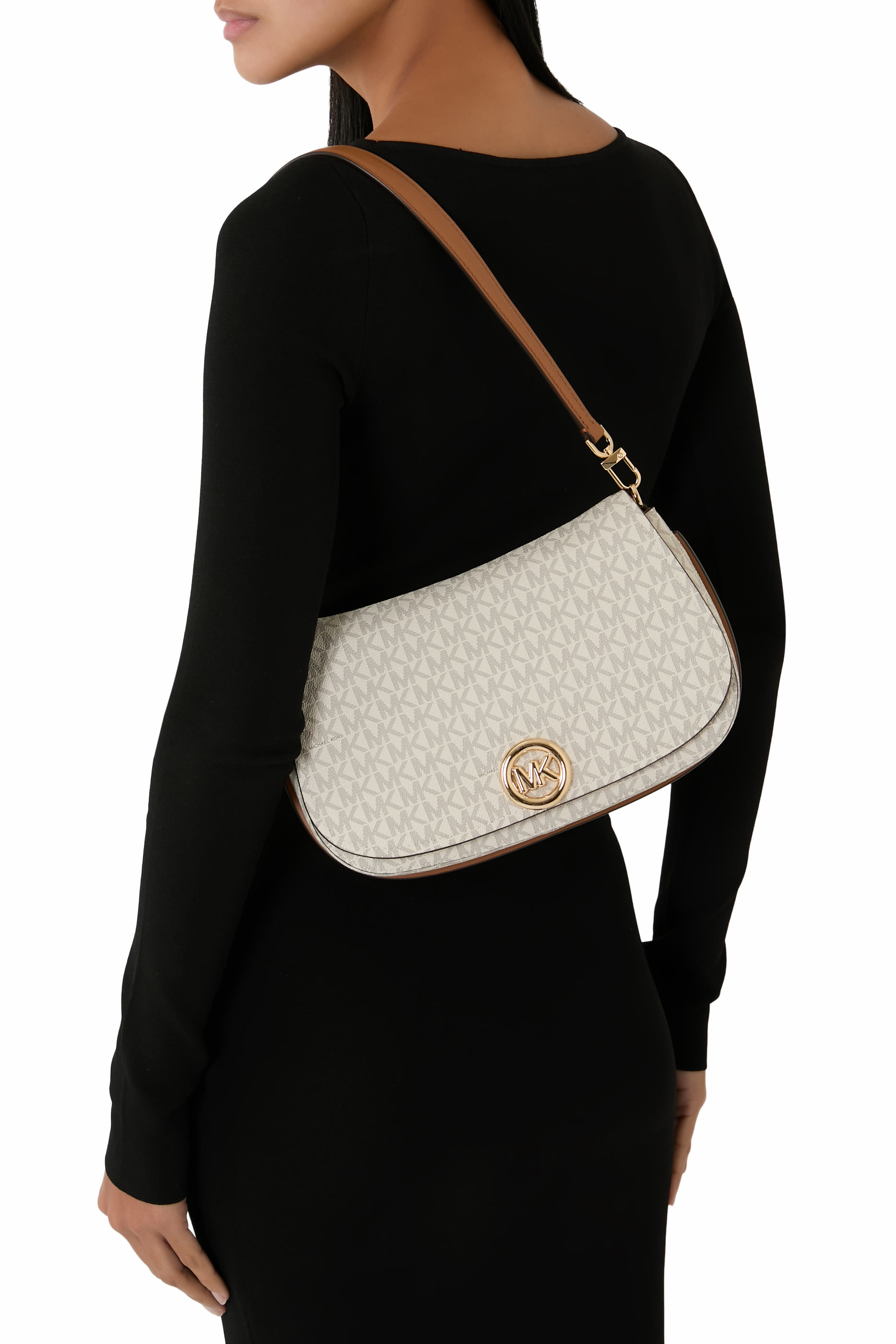 Nolita Medium Signature Logo Convertible Shoulder Bag