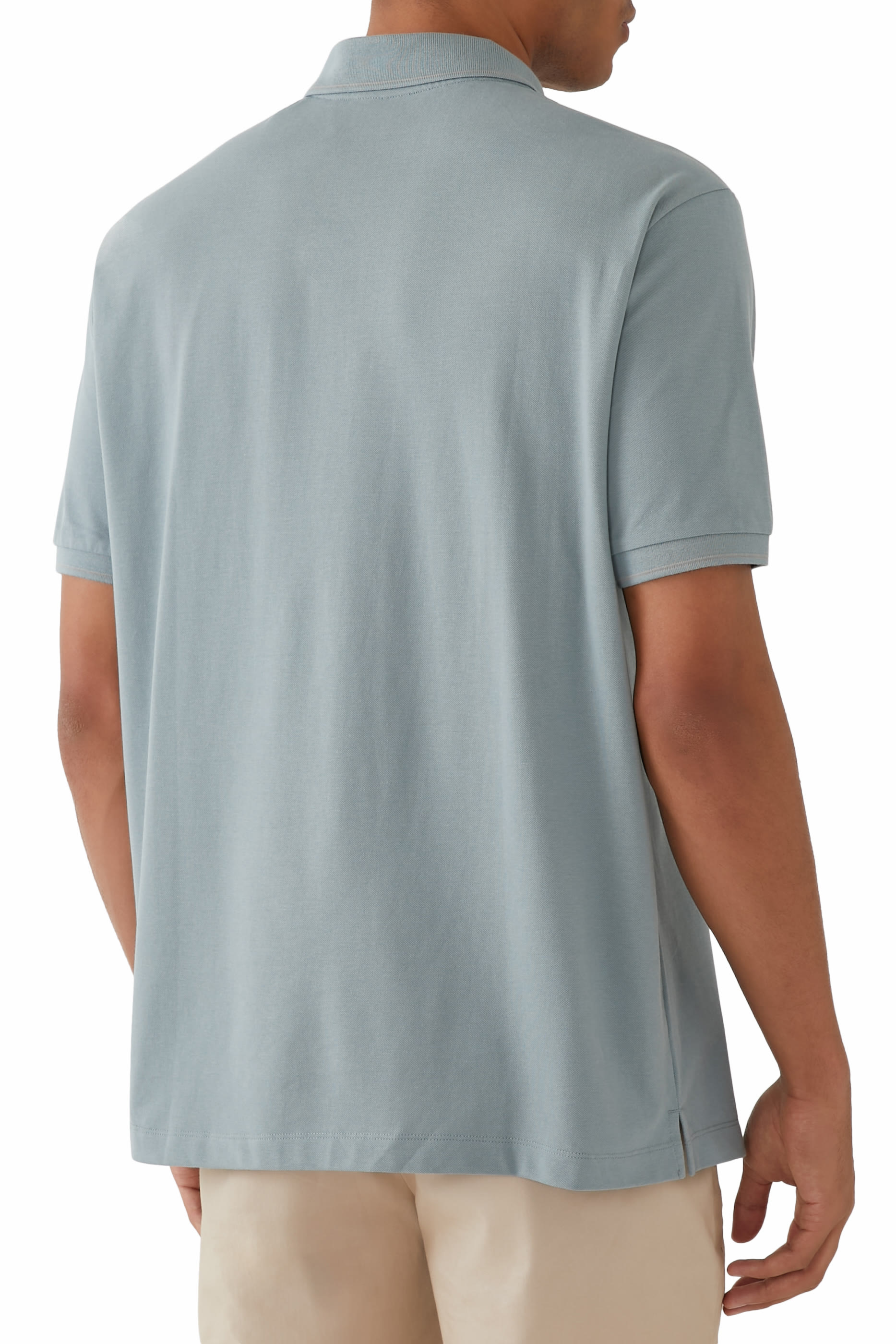 Regular Fit Mercerised Cotton Polo