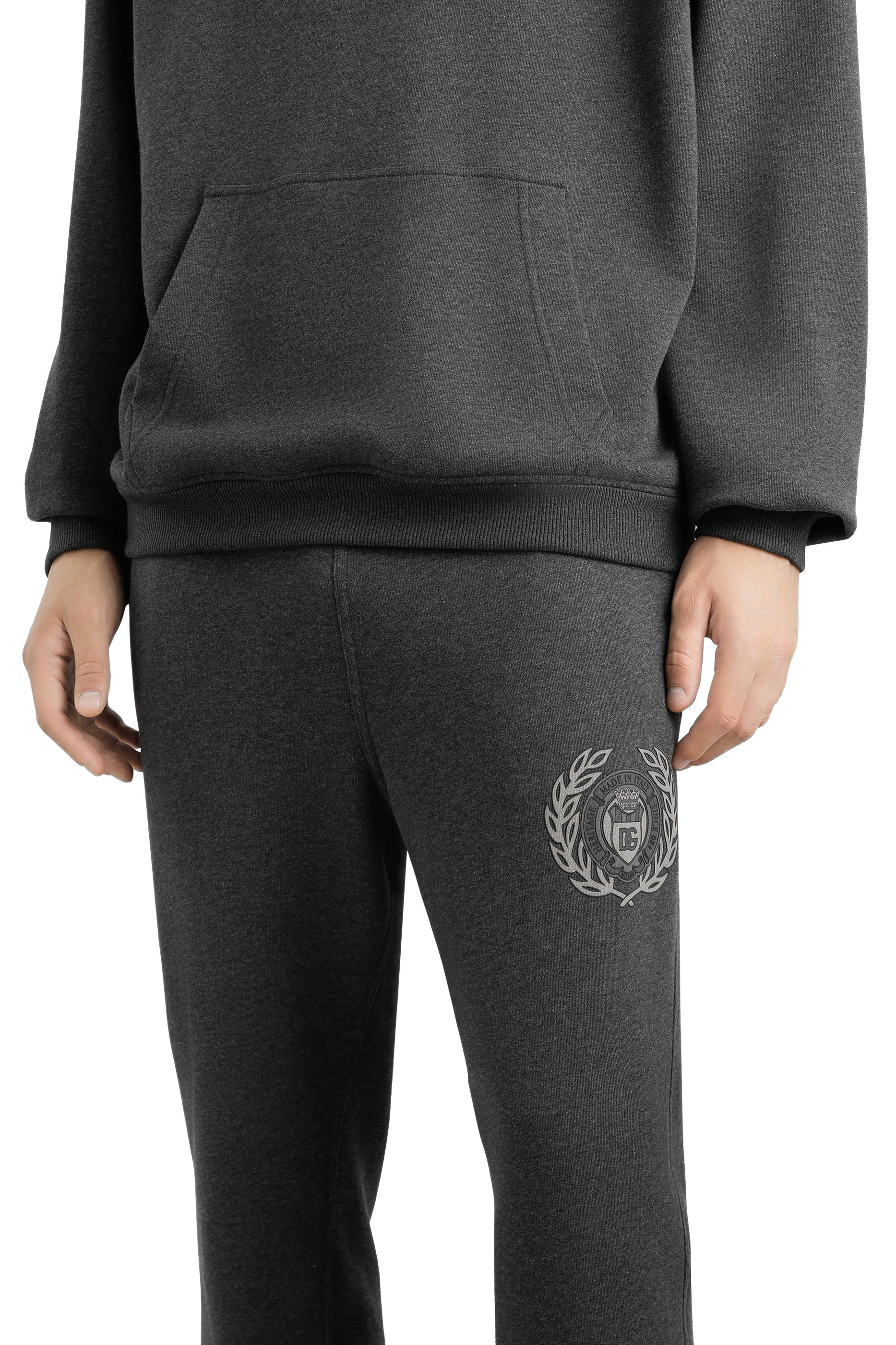DG Logo Print Stretch Jersey Jogging Pants