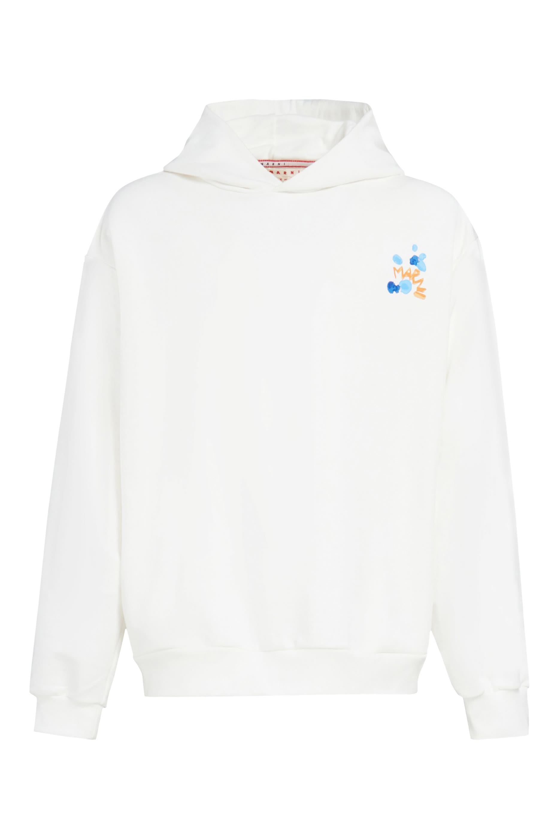 Logo-Print Cotton Hoodie