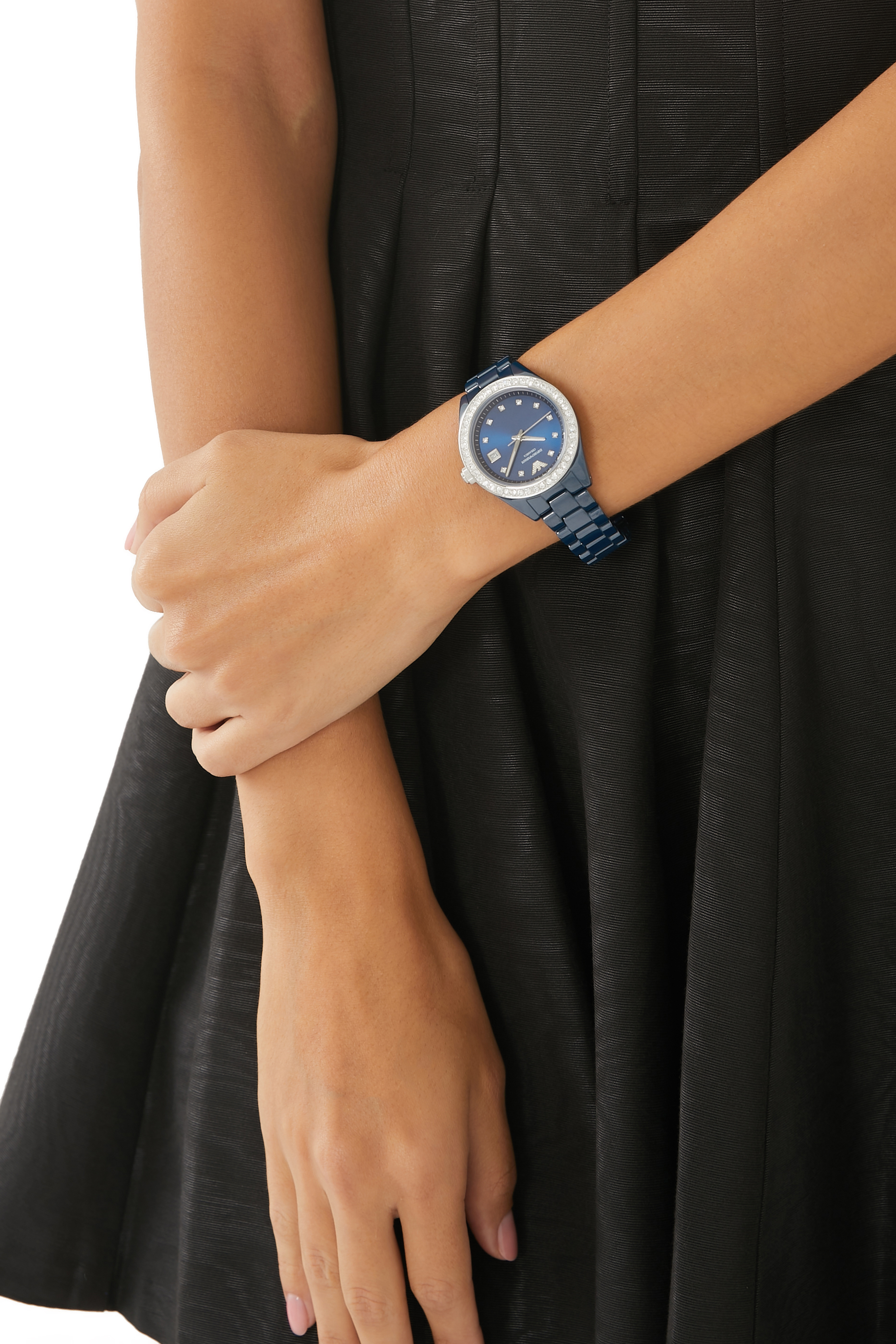 Three-Hand Date Ceramic Watch, 36mm