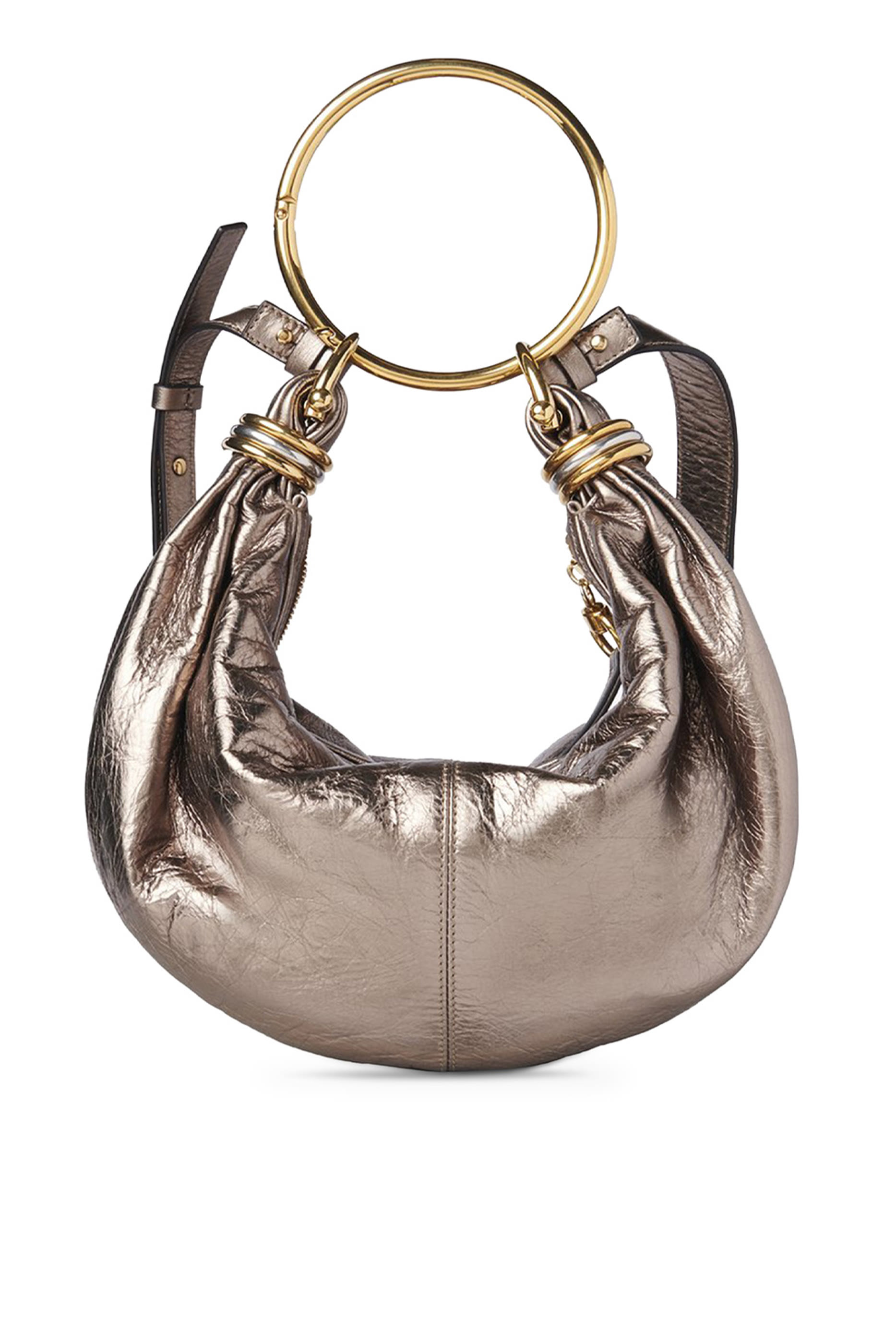 Kerala 25 Shoulder Bag in Metalized Calfskin
