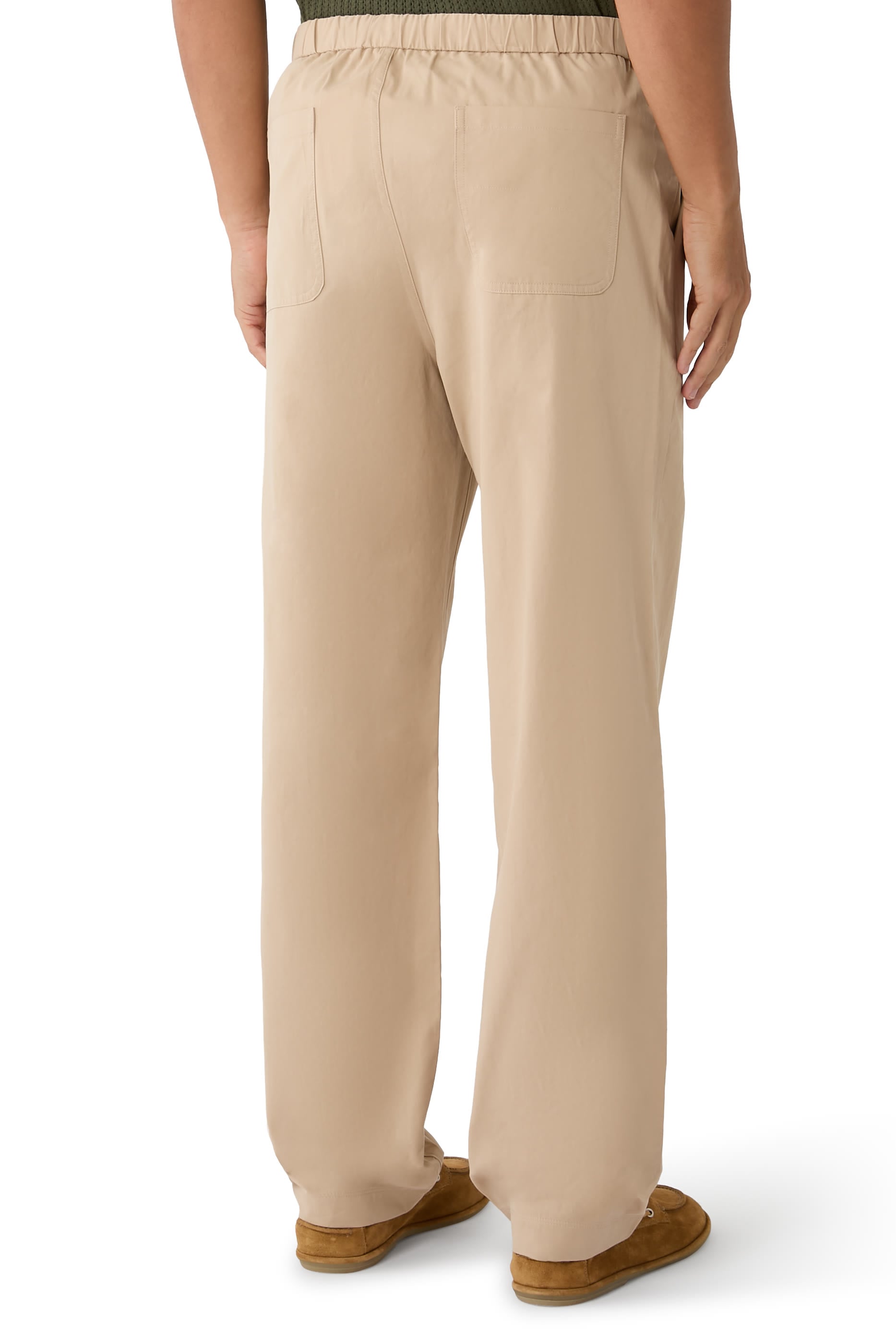 Louie Relaxed Stretch-Cotton Pants 