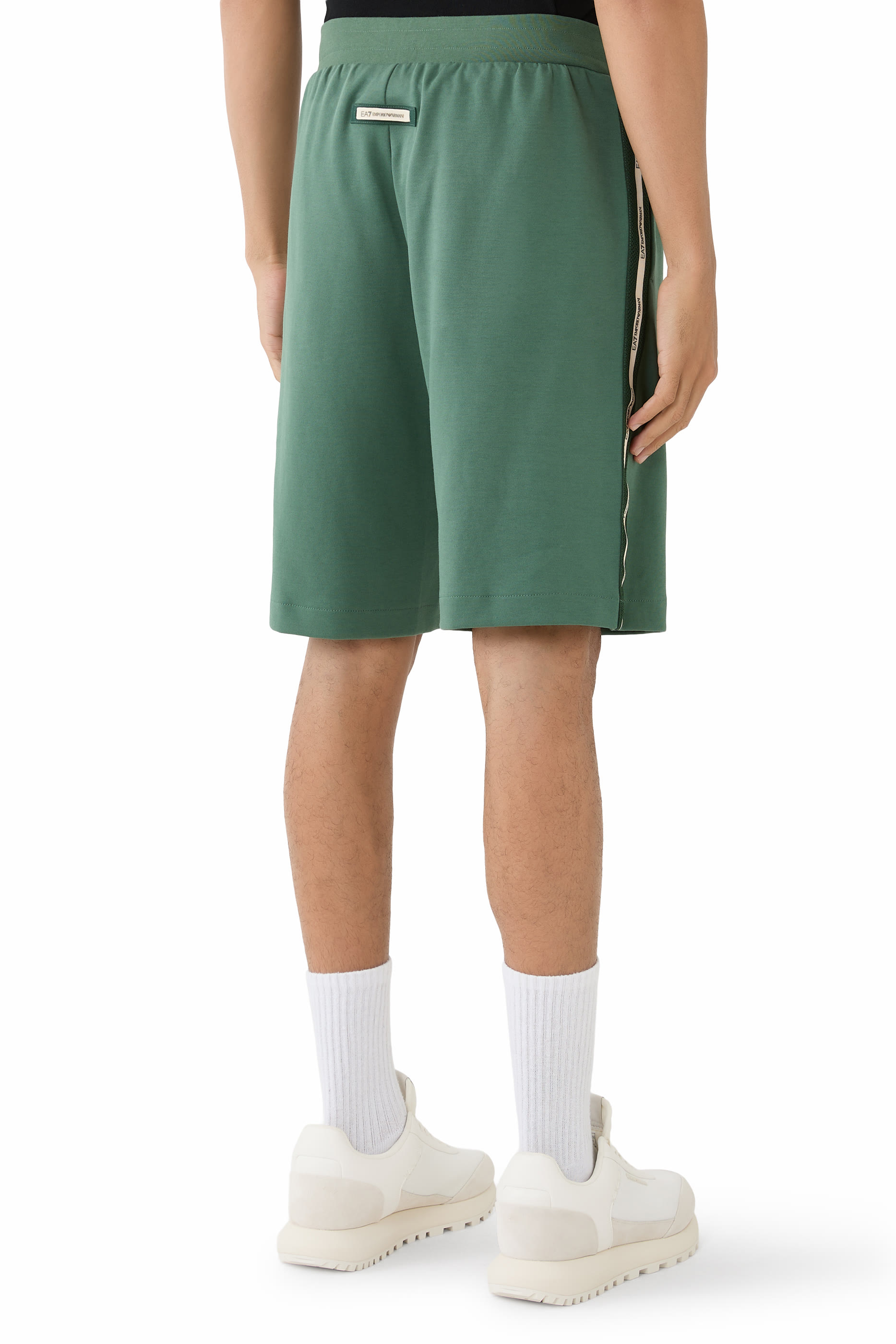 EA7 Side-Stripe Shorts
