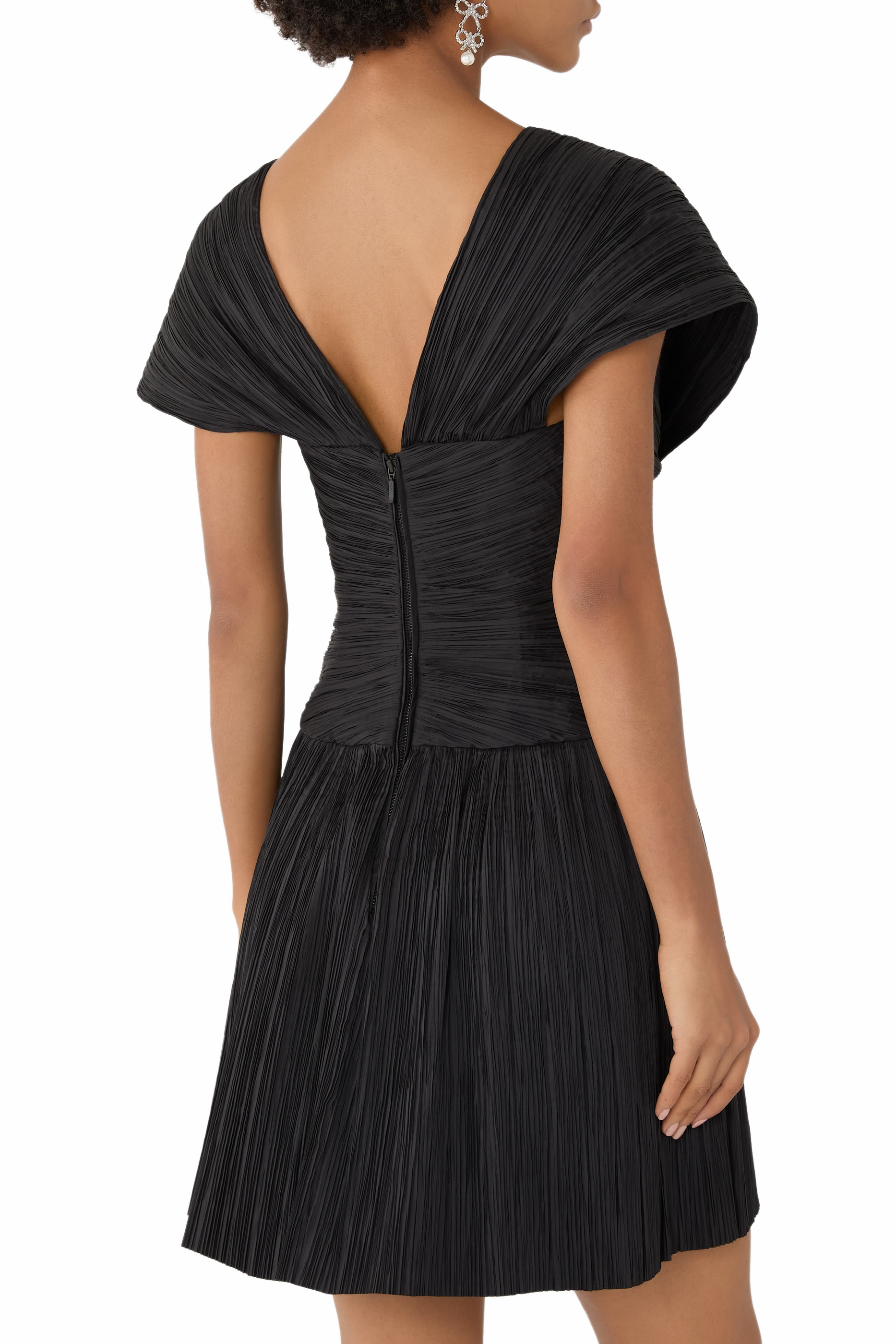 Avarie Plisse Mini Dress