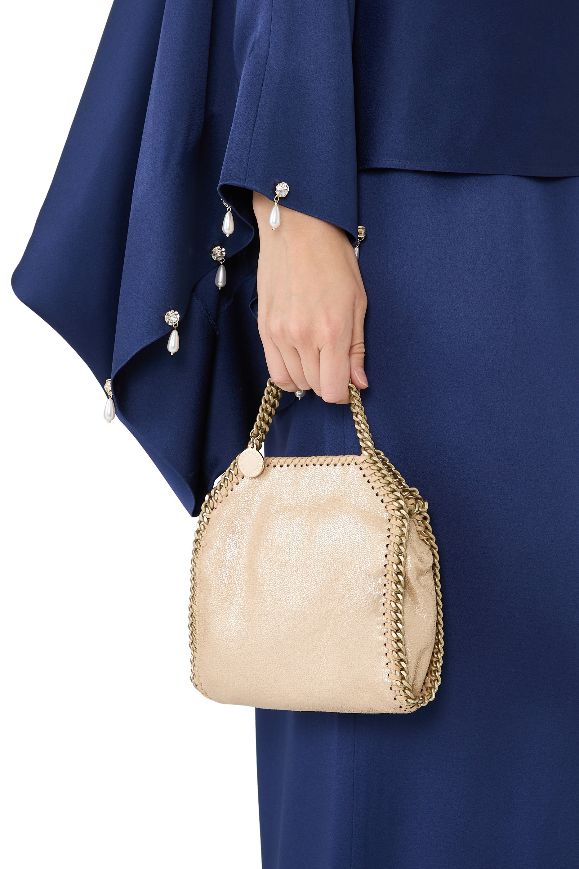  Falabella Crystal Mesh Mini Tote Bag