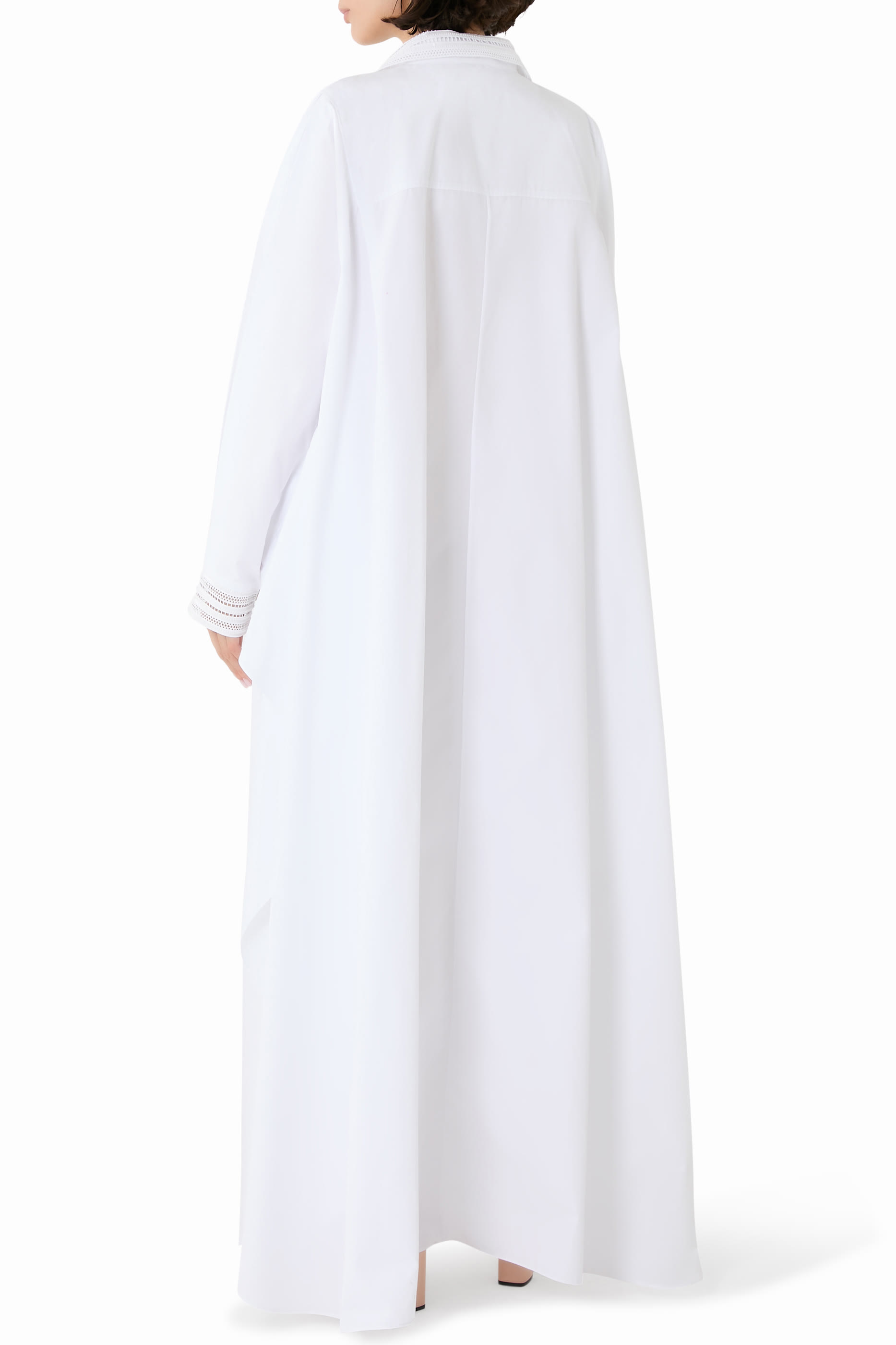 Embossed Heavy Cotton Poplin Dress