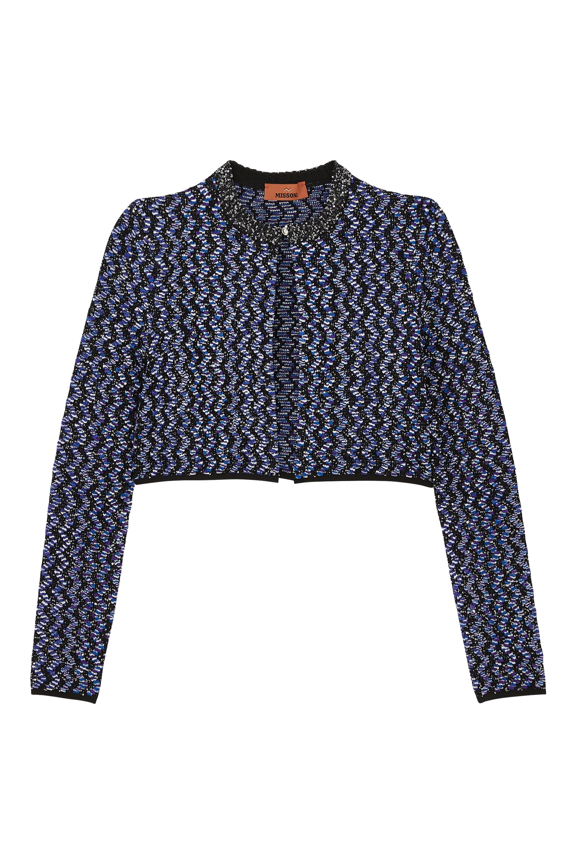 Sequin-Embellished Cardigan