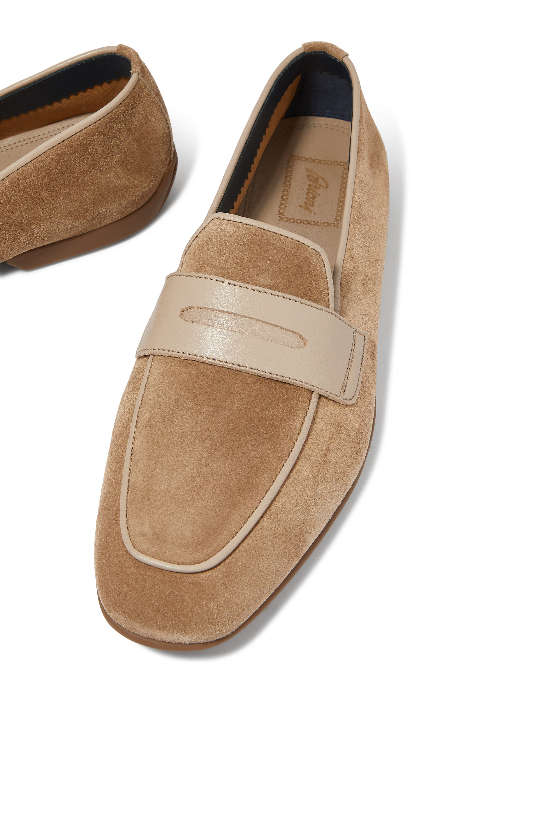 Penny Suede Loafers