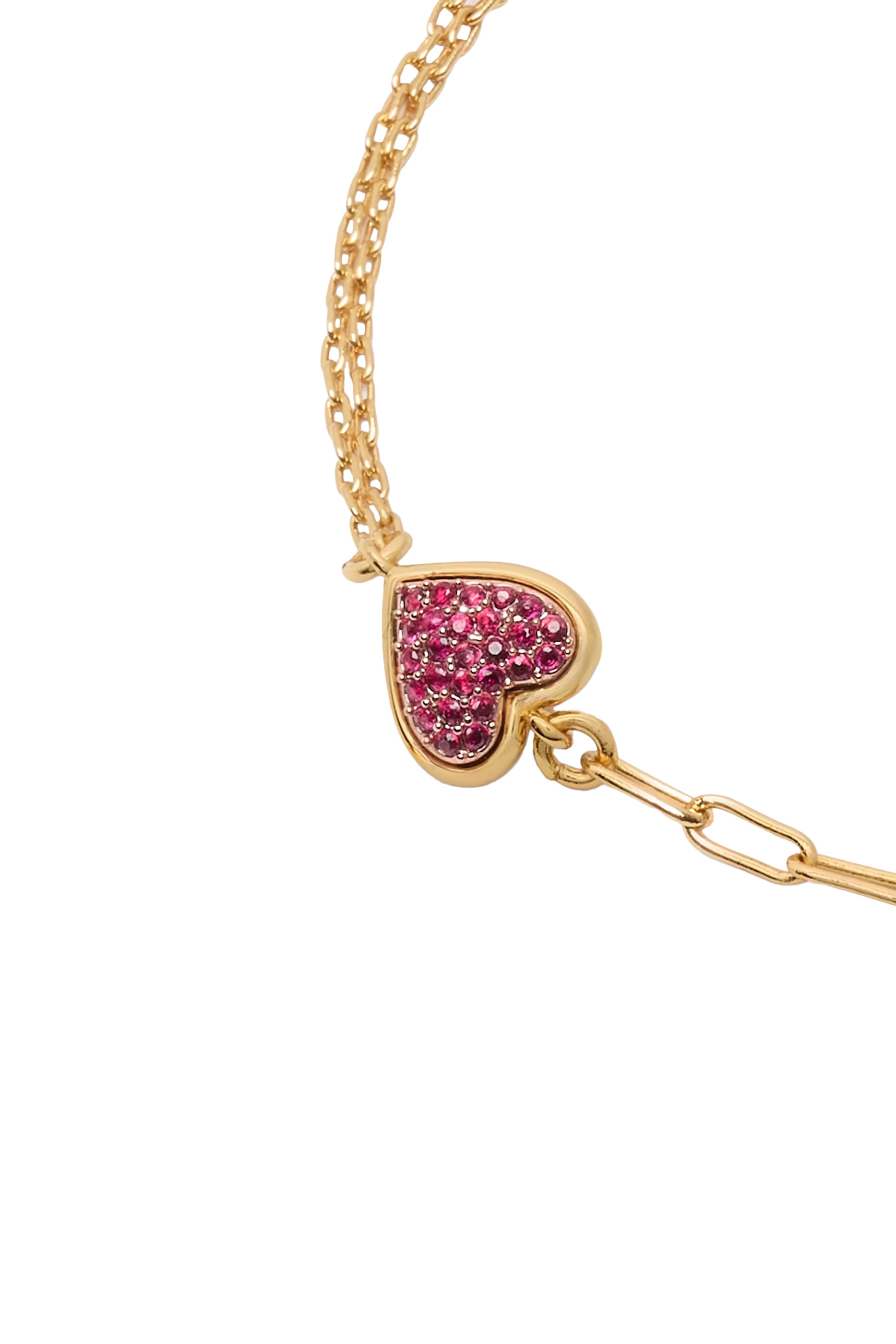 With All My Heart Pav&eacute; Line Bracelet