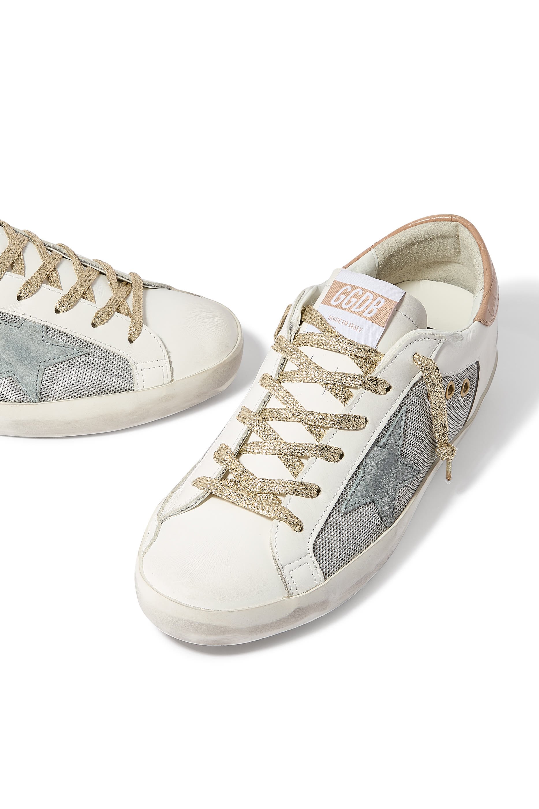 Super-Star Net & Leather Sneakers