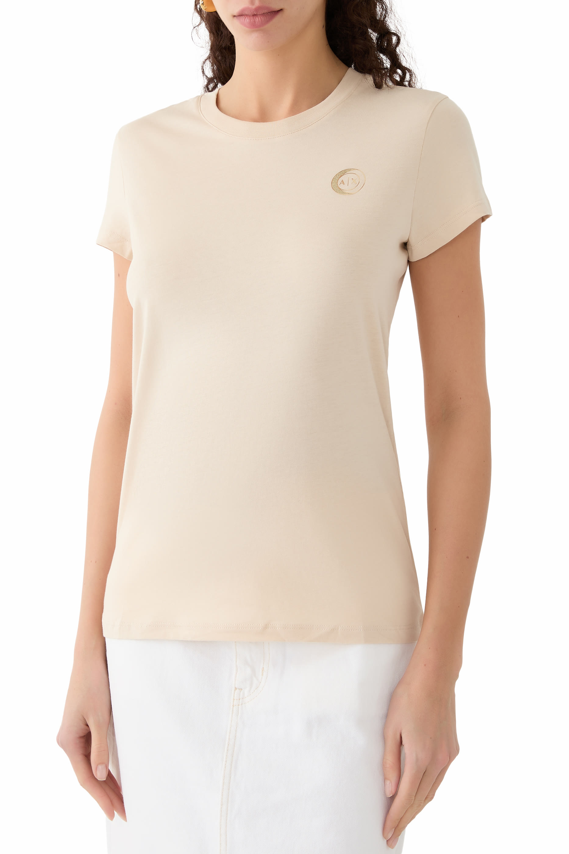 AX Logo Slim-Fit T-Shirt