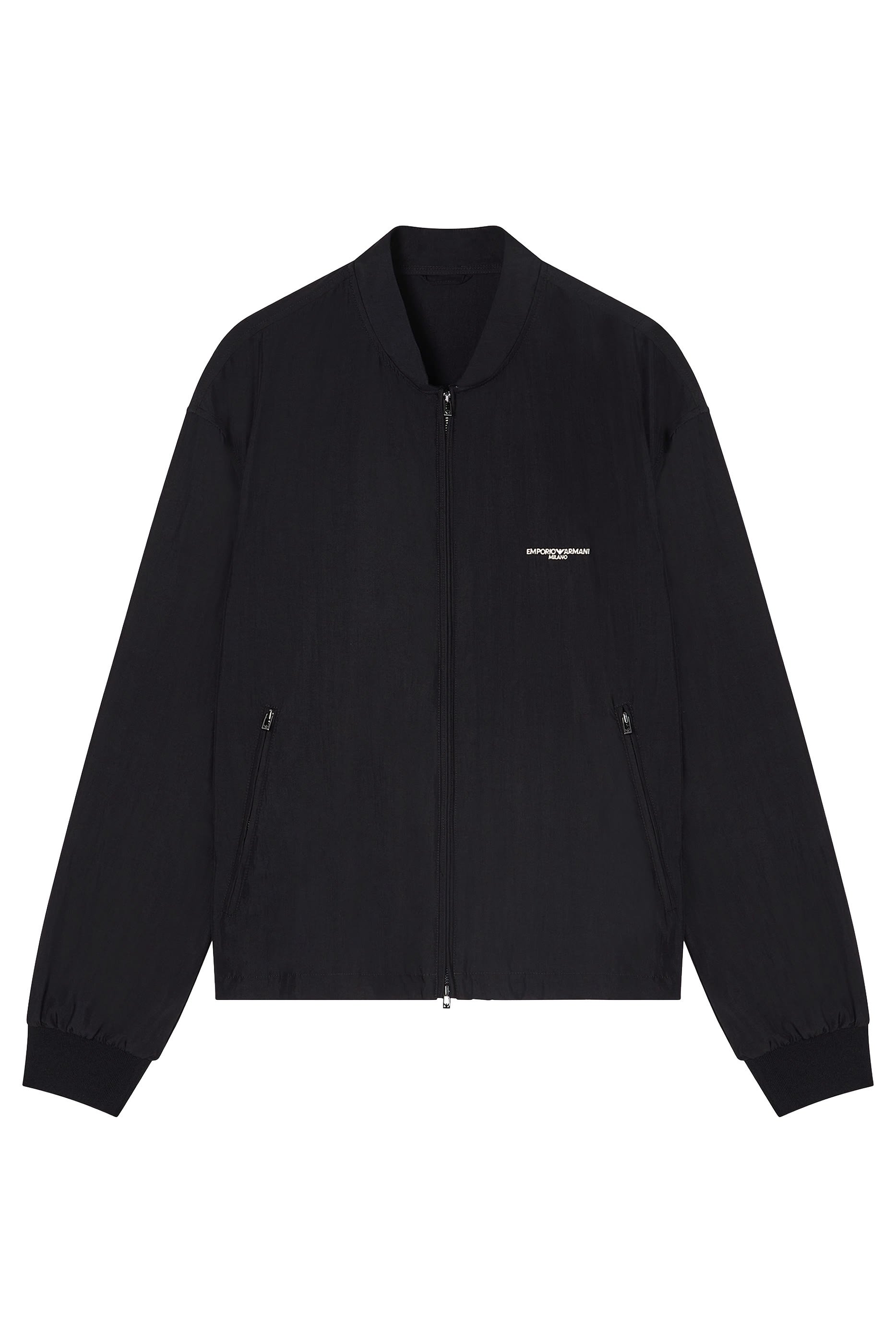 Micro Logo Embroidery Nylon Blouson